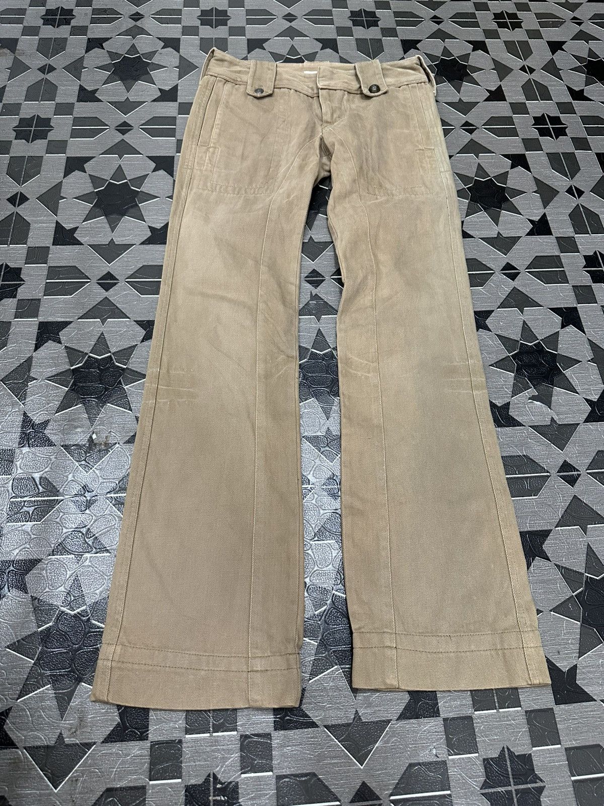Diesel 2000 Diesel Studded Button Flare Denim Size US 28 / EU 44 - 4 Thumbnail