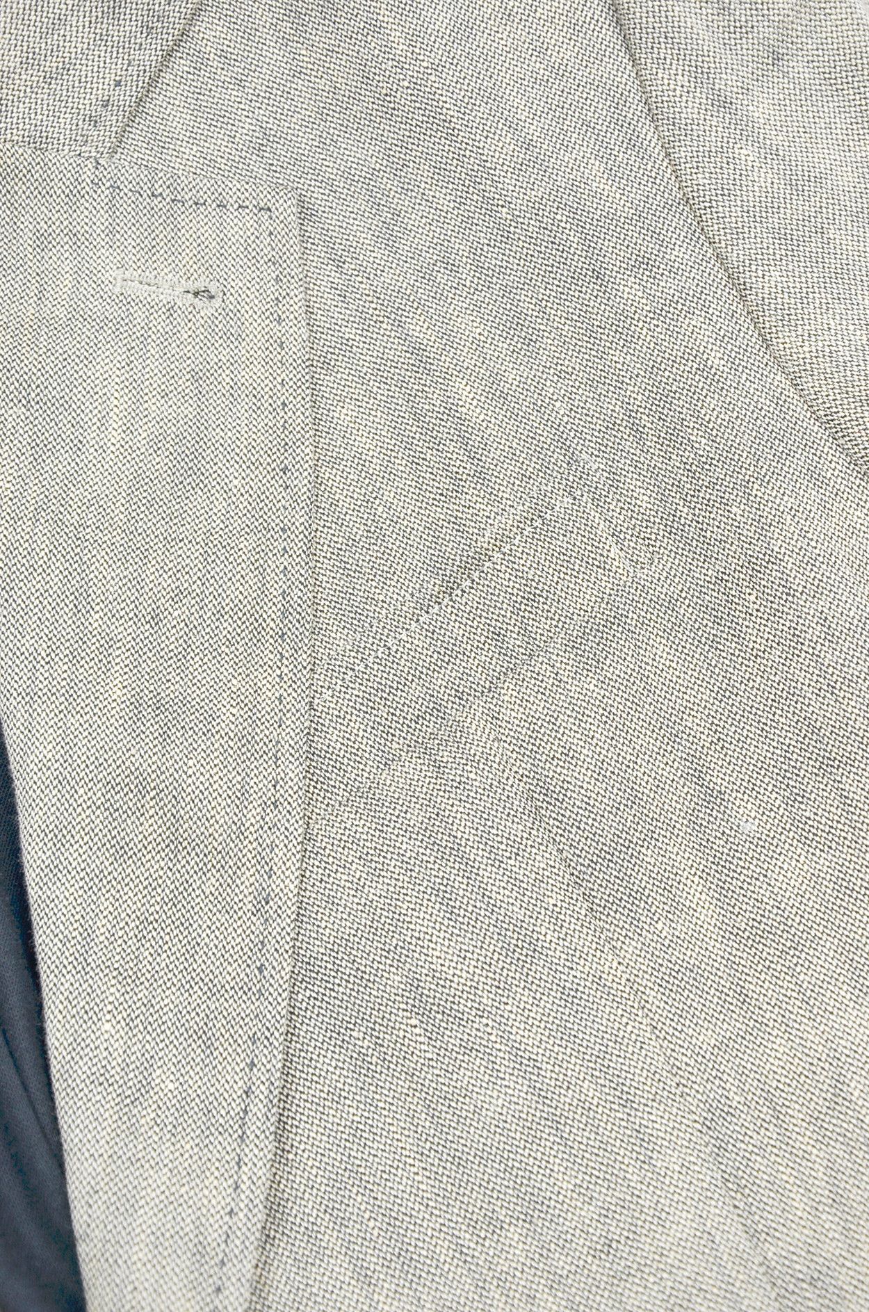 A.P.C. A.P.C. Linen Wool Blazer Beige Textured Jacke - Size S Size 38R - 6 Thumbnail