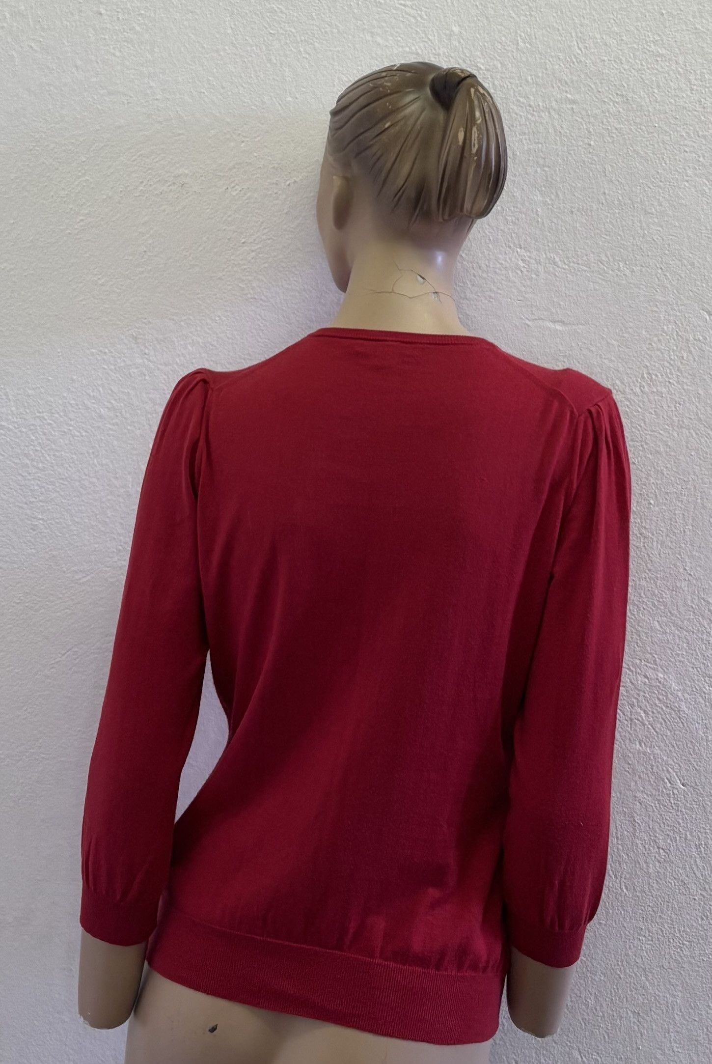 Burberry Burberry Red cardigan Large Size L / US 10 / IT 46 - 2 Thumbnail