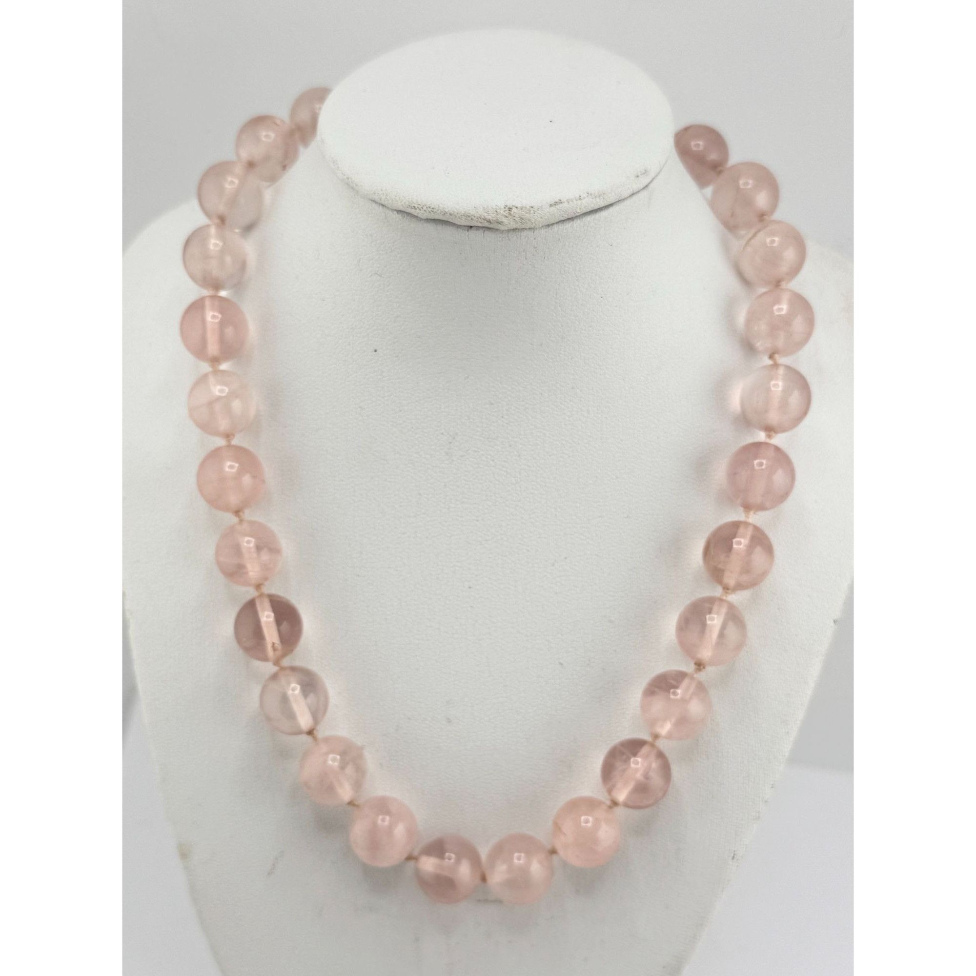 Vintage Vintage 14K Gold Clasp Pink Topaz Beaded Stone Collar Neckla Size ONE SIZE - 7 Thumbnail