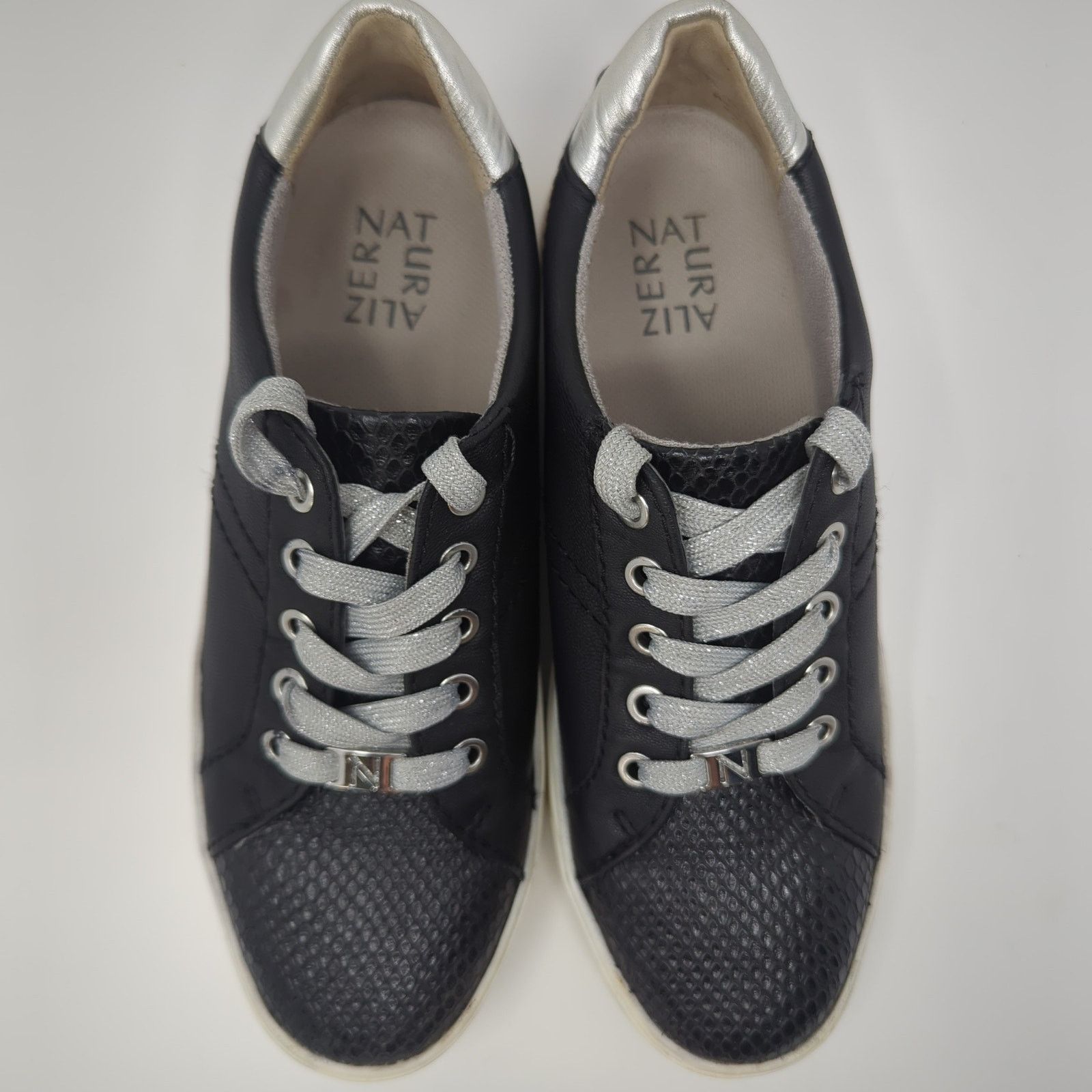 Naturalizer NATURALIZER Astara Sneakers Shoes In Black Leather Size 7.5 Size US 7.5 / IT 37.5 - 4 Thumbnail