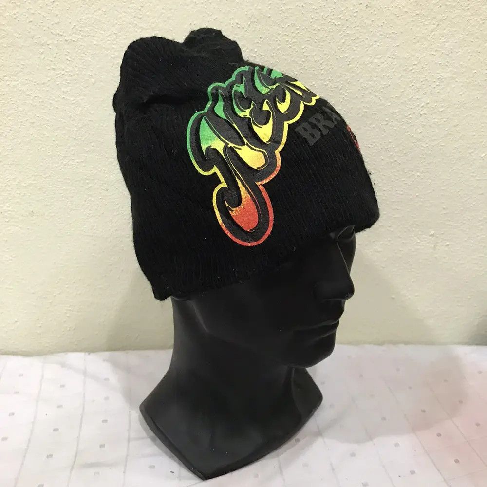 Vintage Nesta Brand Overprint Beanie Hat Size ONE SIZE - 5 Thumbnail