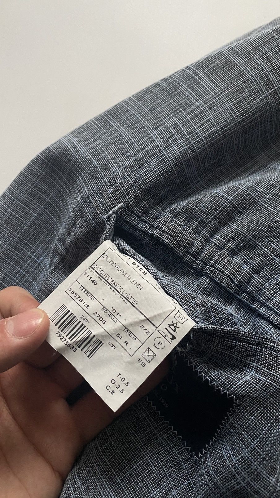 Boggi Boggi Milano Linen Summer Blazer Brunello Cucinelli style Size 54R - 5 Thumbnail