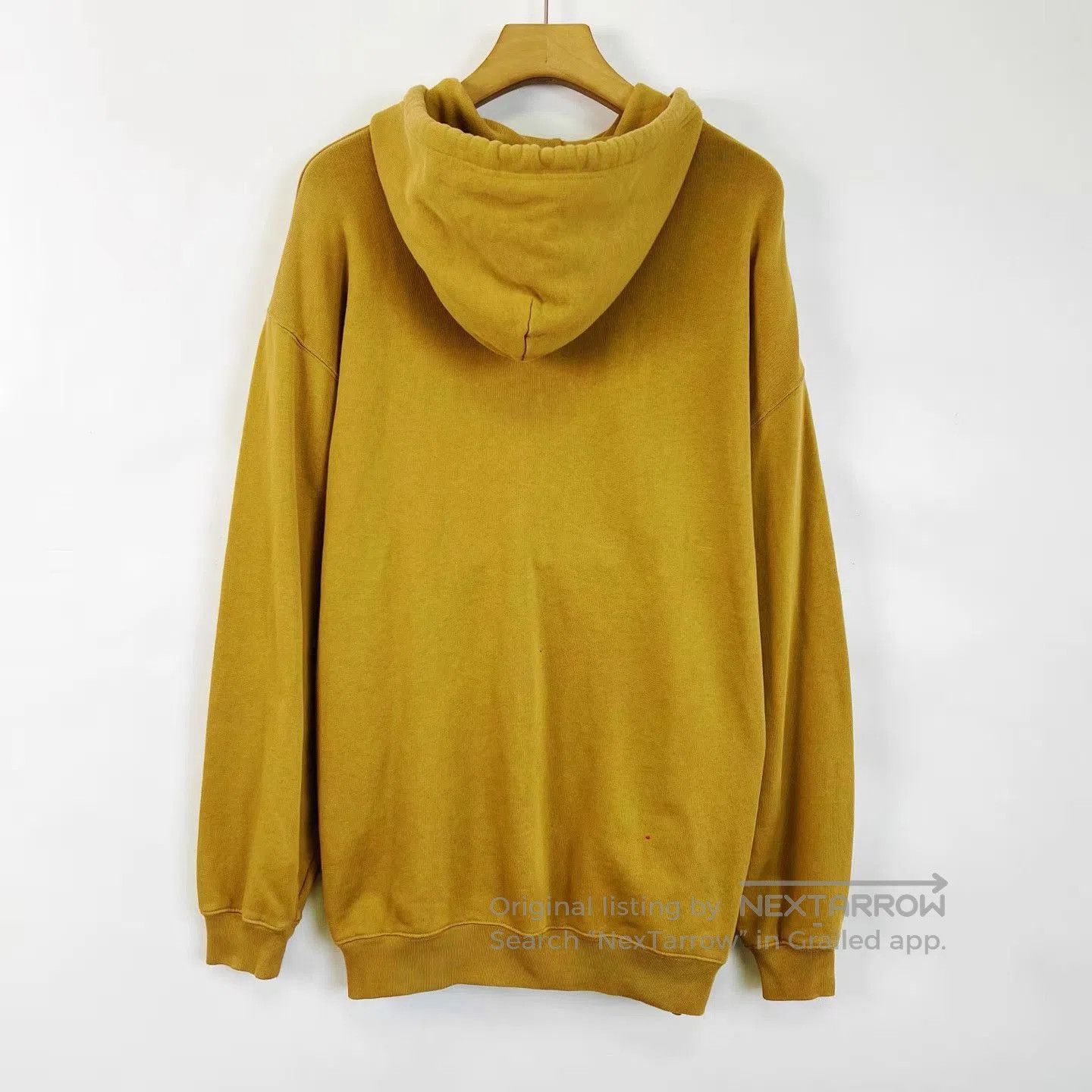 Balenciaga Yellow Oversized Hoodie with Front Pocket. Size US XS / EU 42 / 0 - 2 Thumbnail