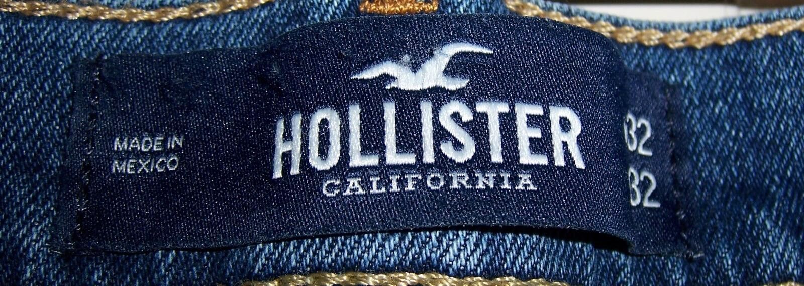 Hollister Hollister Men's Classic Straight Jeans W32 x L32-Medium Wash Size US 32 / EU 48 - 2 Thumbnail