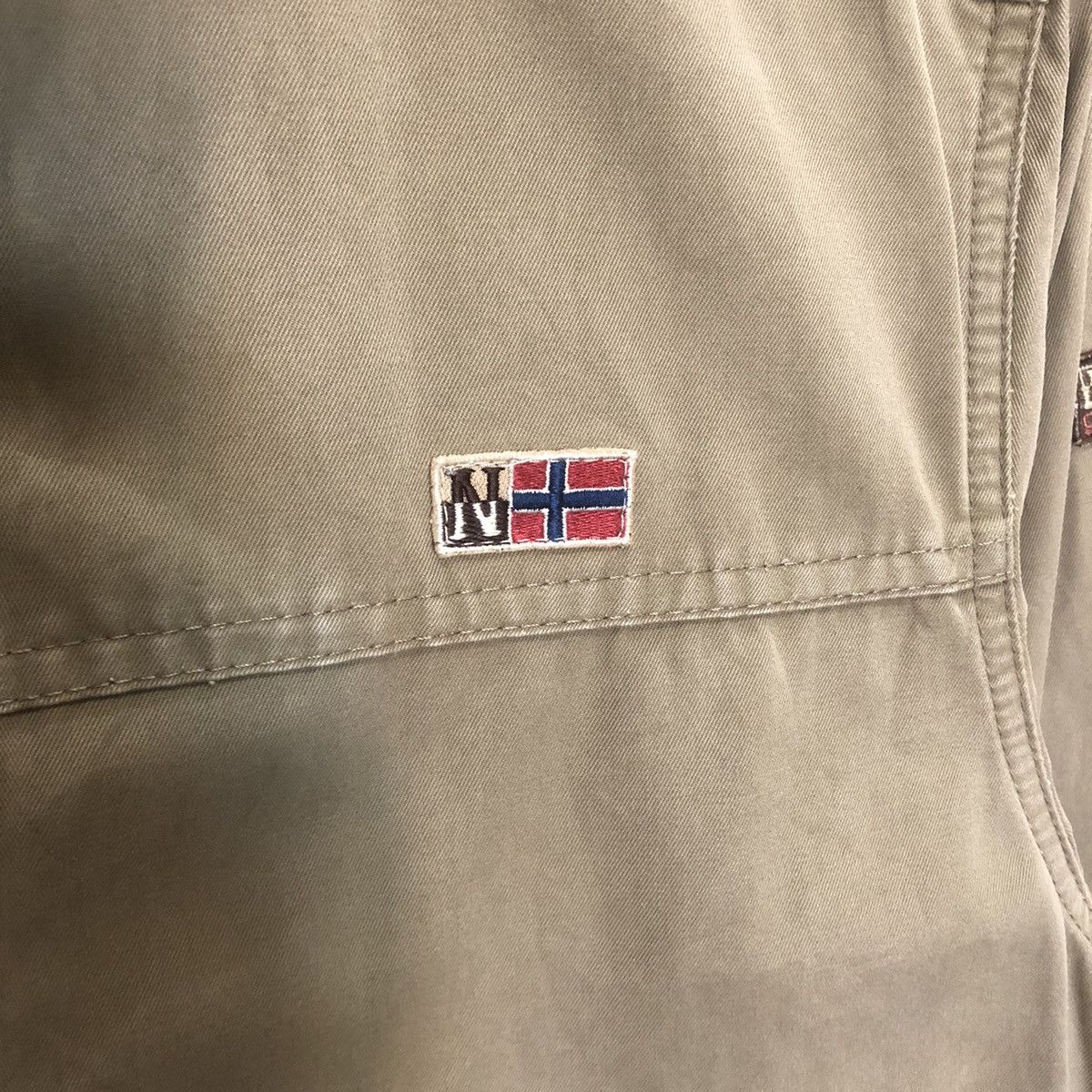 Napapijri × Vintage Napajiri Goegraphic Fullzipp Jacket Size US L / EU 52-54 / 3 - 4 Thumbnail