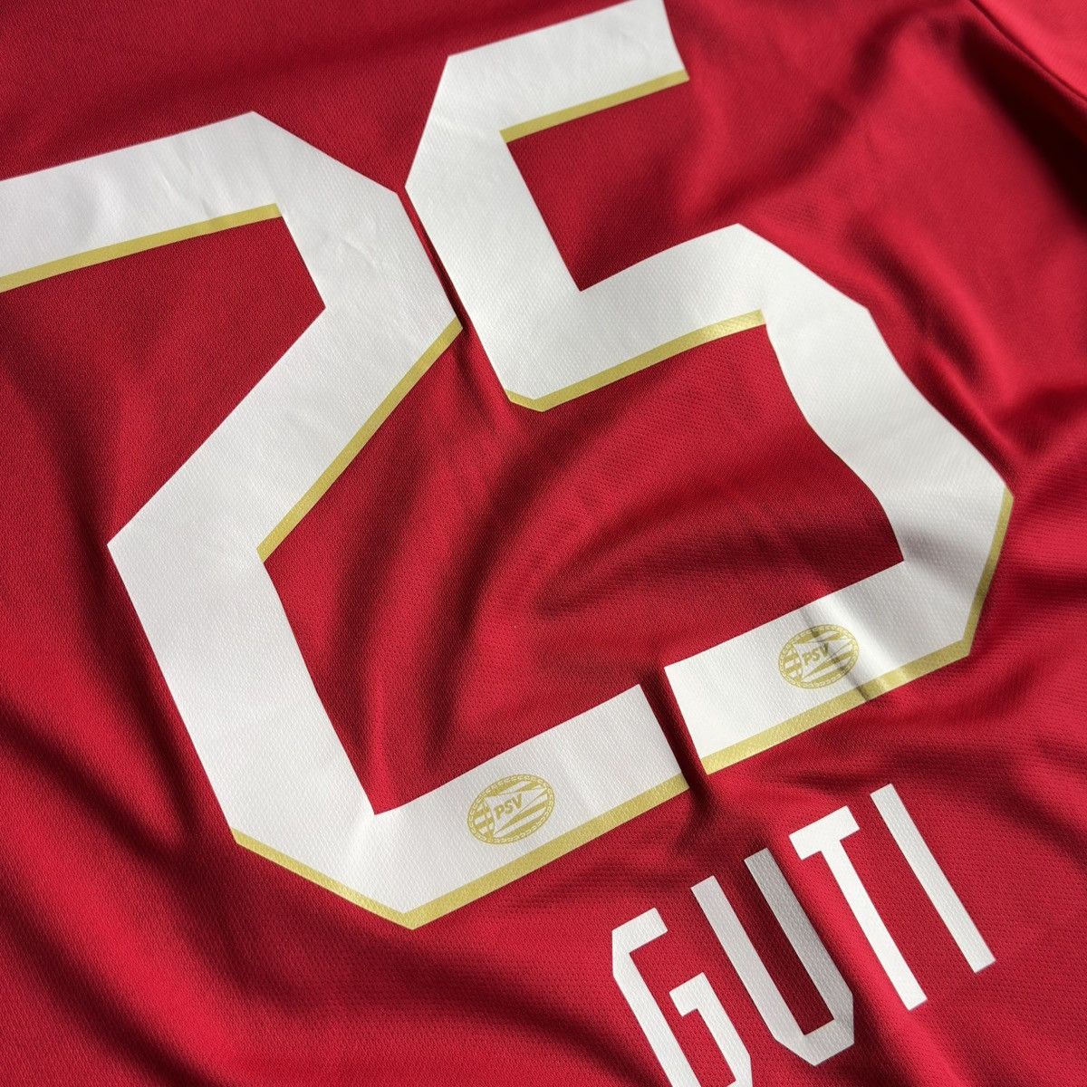 Umbro Guti #25 Umbro PSV Eindhoven 2018/19 Soccer Jersey Blokecore Size US XL / EU 56 / 4 - 9 Thumbnail