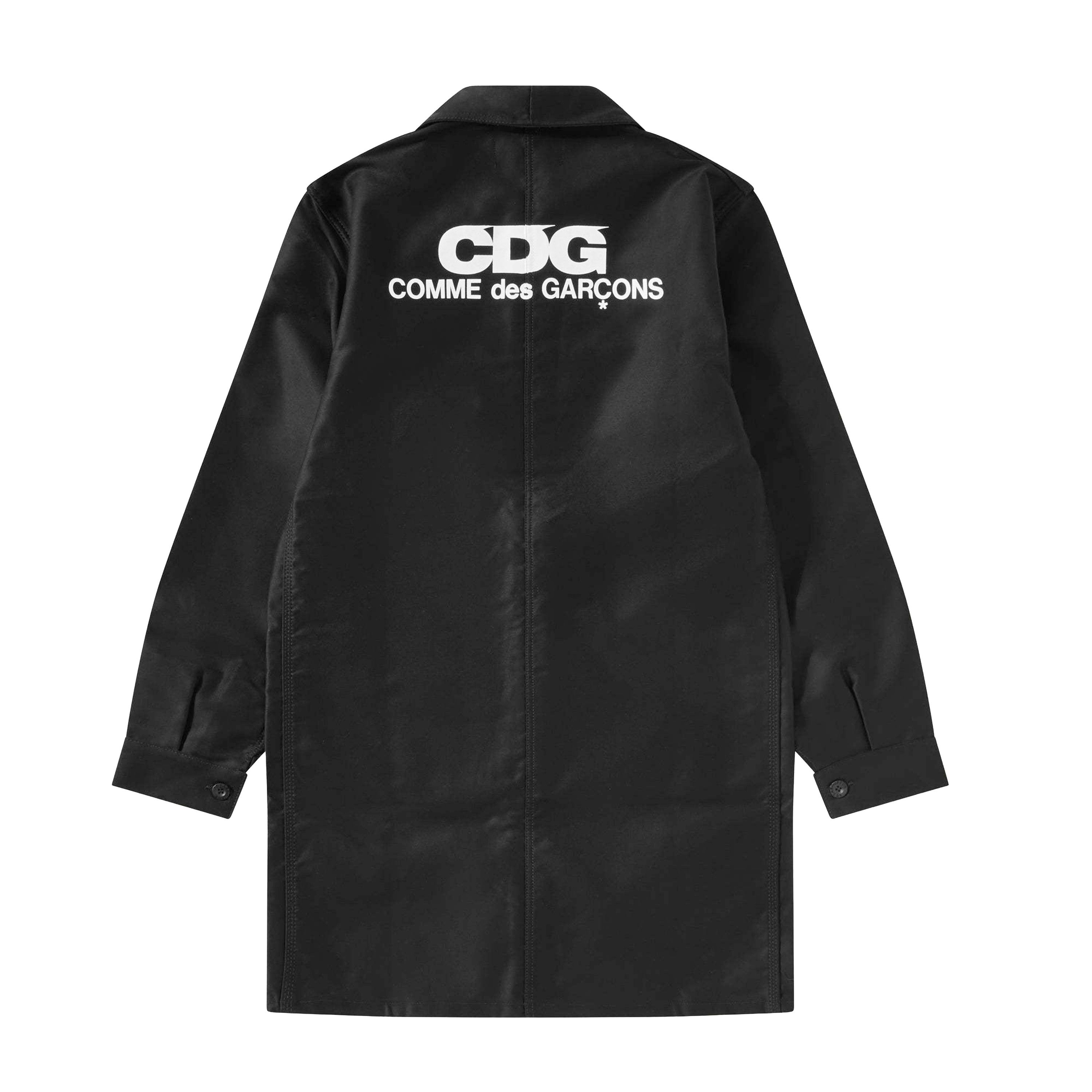Comme des Garcons CDG x Le Laboureur 2019 Long Black Work Jacket Size US L / EU 52-54 / 3 - 1 Thumbnail