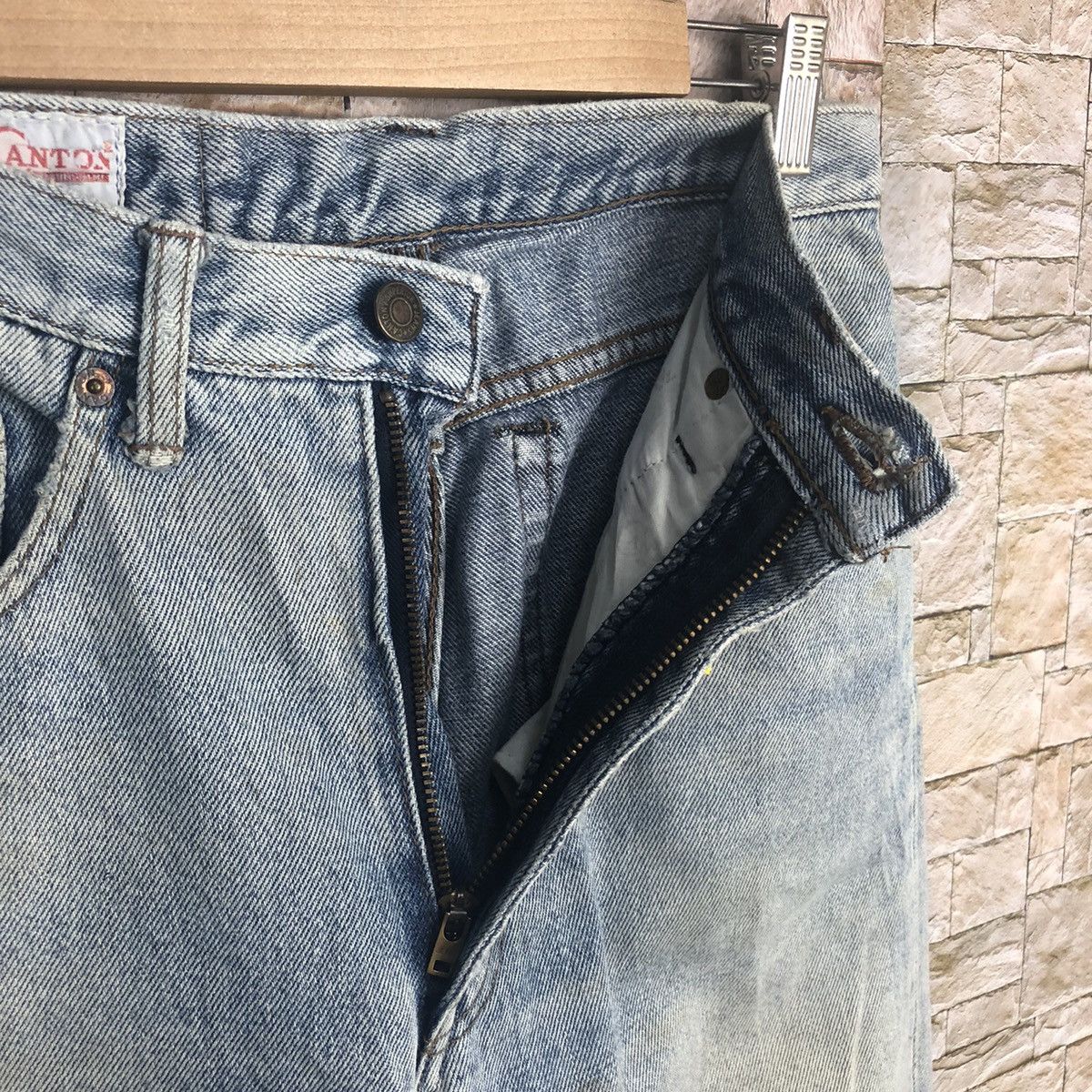 Japanese Brand Cantos vintage Blue Denim Pants #A54 Size US 28 / EU 44 - 10 Thumbnail
