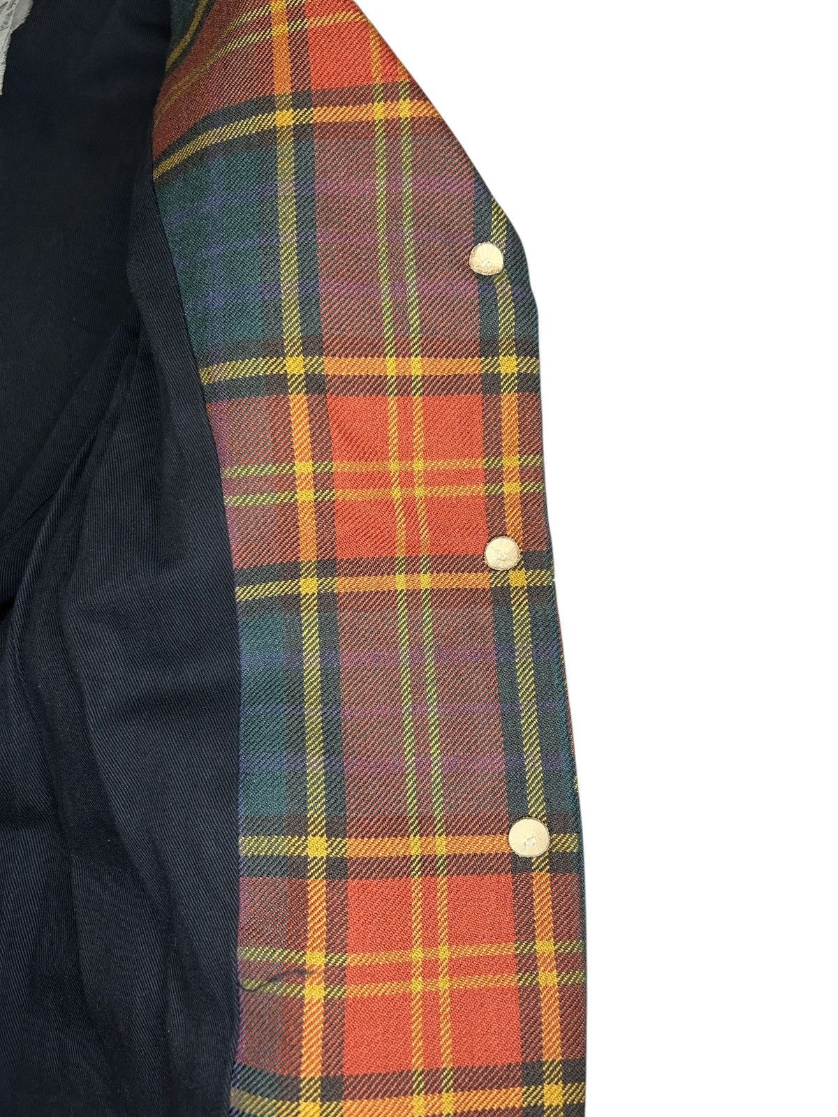 Paul Harnden Shoemakers Wool Tartan Blazer Size XS / US 0-2 / IT 36-38 - 7 Thumbnail