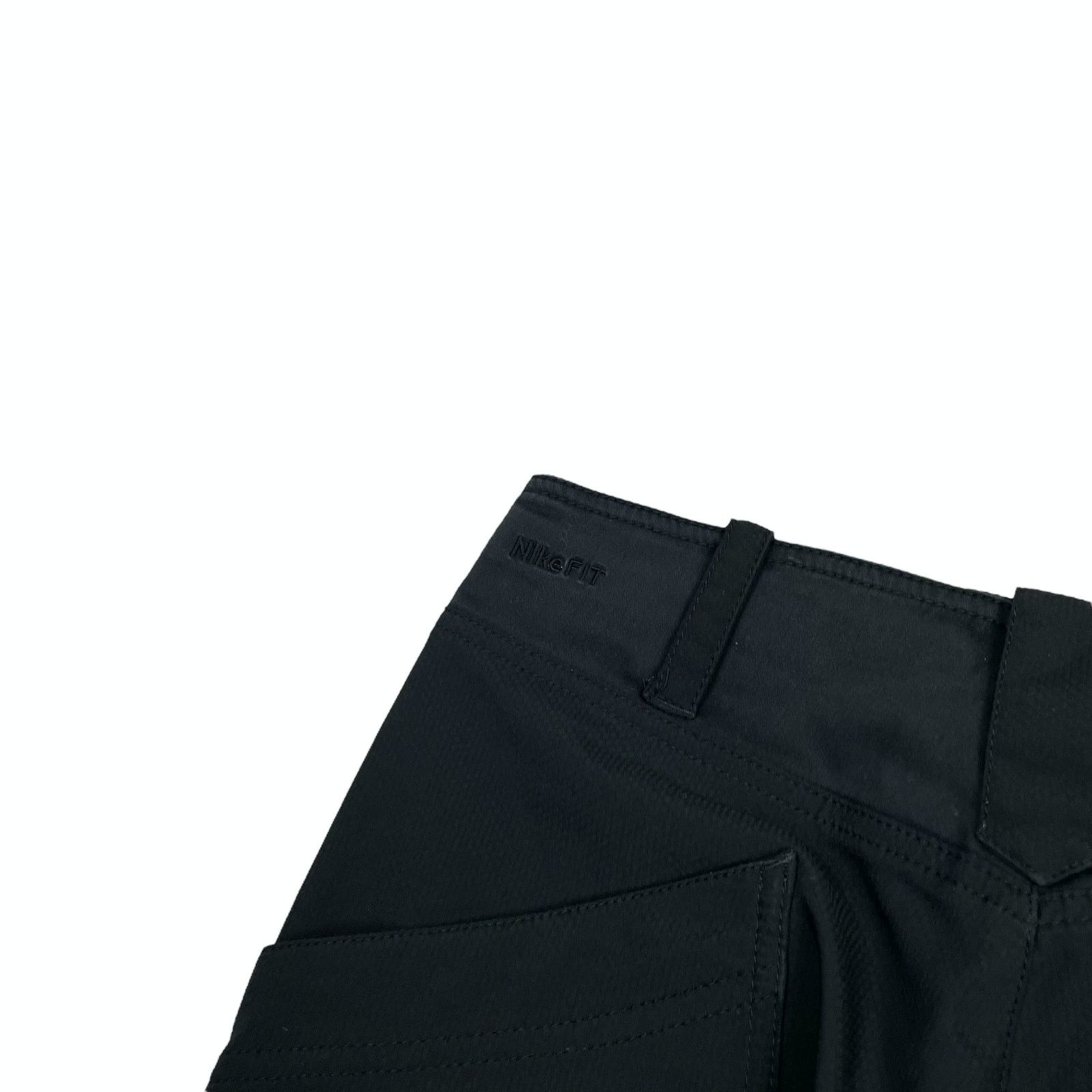 Nike × Vintage Nike Dri Fit Womens Black Lined Flared Wide Leg Sweatpants 8 Size 30" / US 8 / IT 44 - 7 Thumbnail