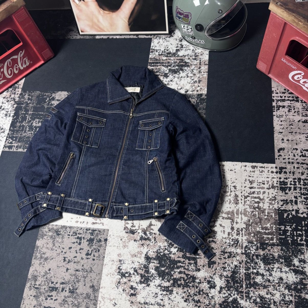 Japanese Brand ‼️Uniq Jacket‼️ Eseratou Multibelt Jacket Size US M / EU 48-50 / 2 - 2 Thumbnail