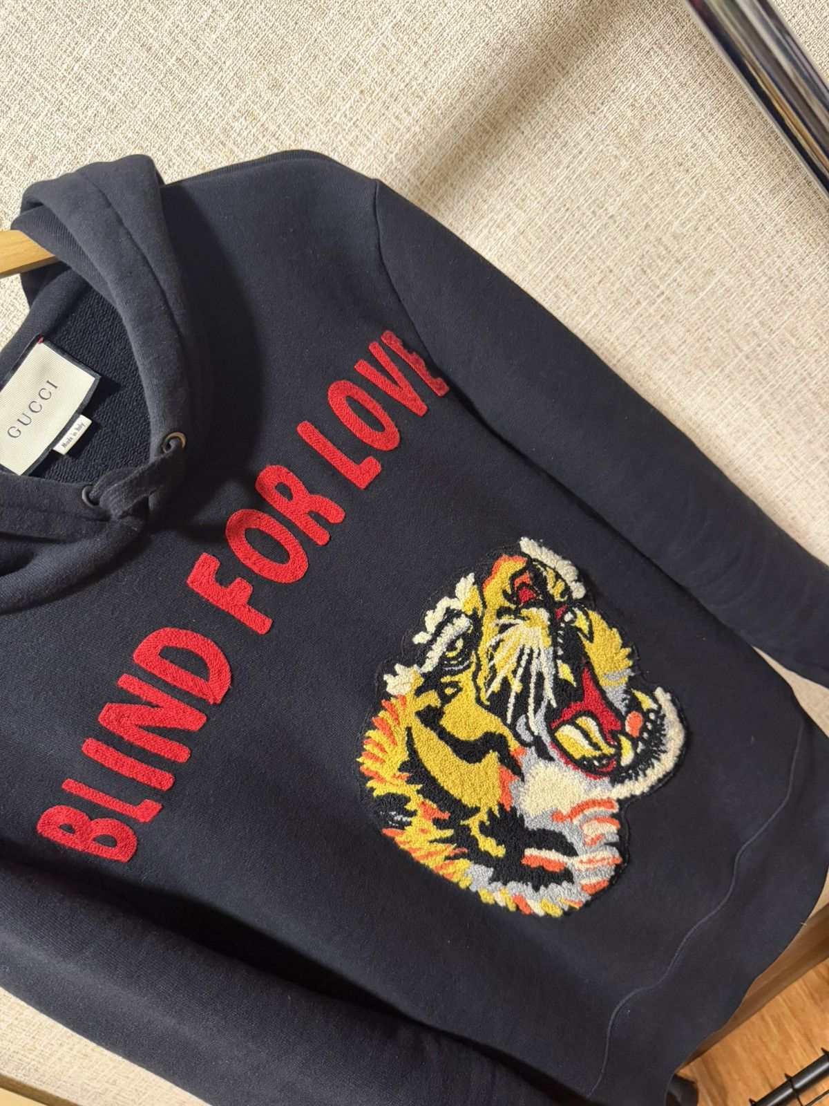 Gucci GUCCI BLIND FOR LOVE BLACK TIGER HOODIE Size US XS / EU 42 / 0 - 2 Thumbnail
