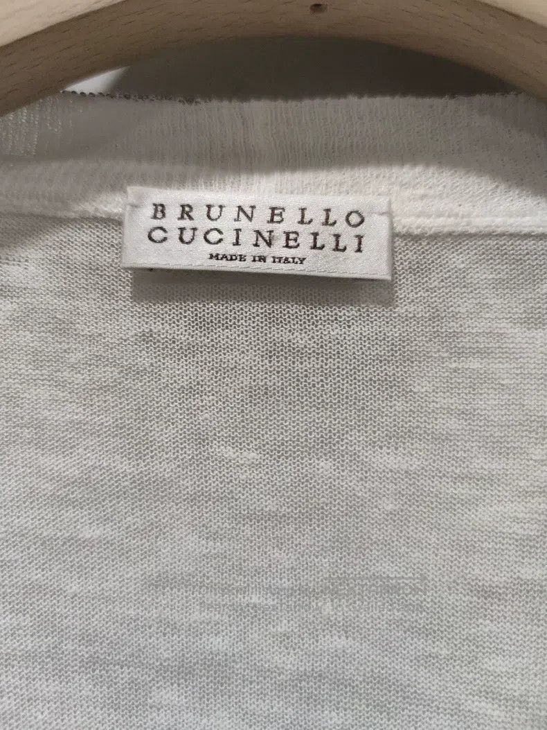 Brunello Cucinelli Brunello Cucinelli Linen sequin cardigan Size XL / US 12-14 / IT 48-50 - 4 Thumbnail