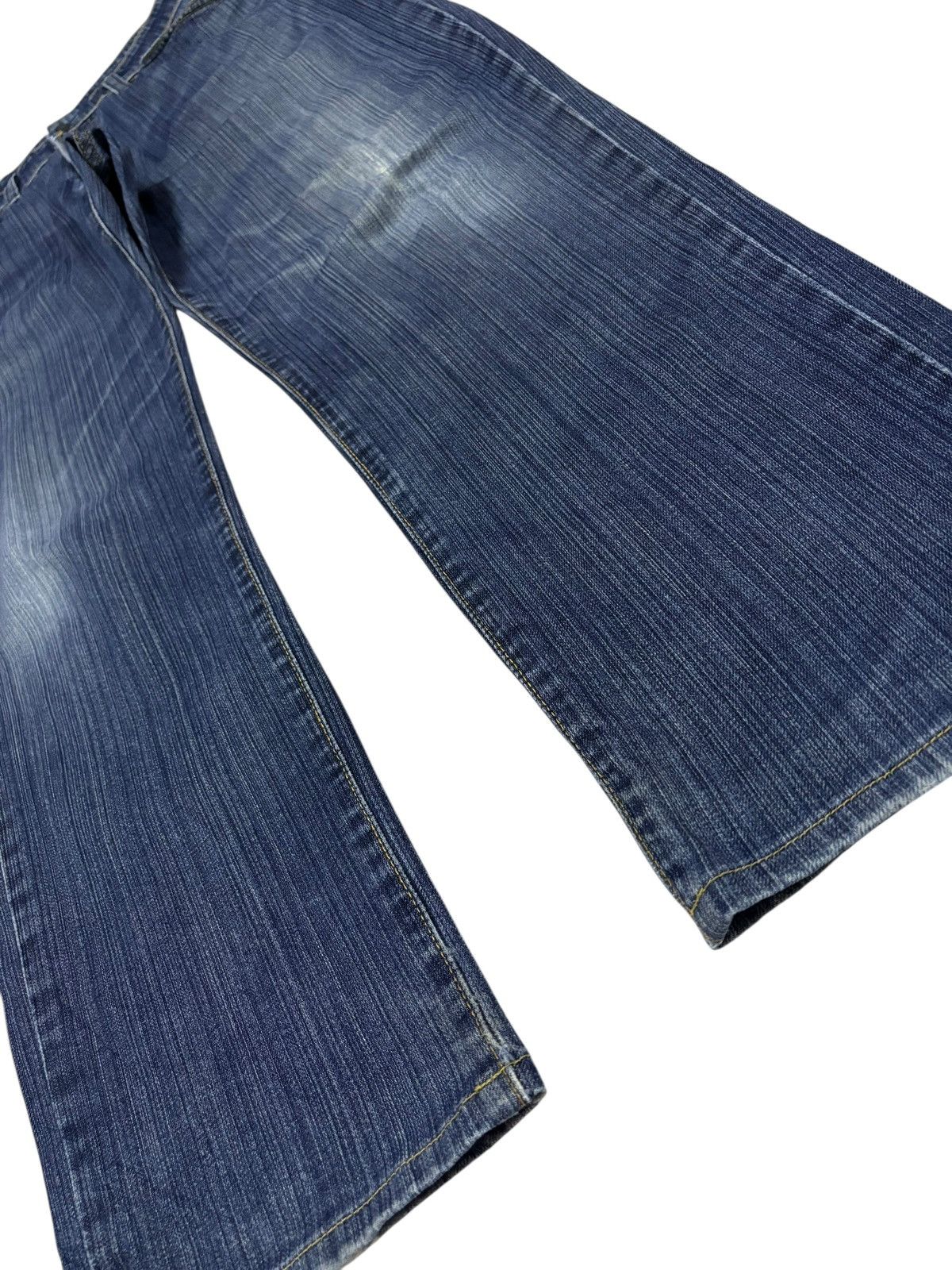 Edwin Vtg Edwin Japan 403 Distressed Jeans Size US 33 - 3 Thumbnail