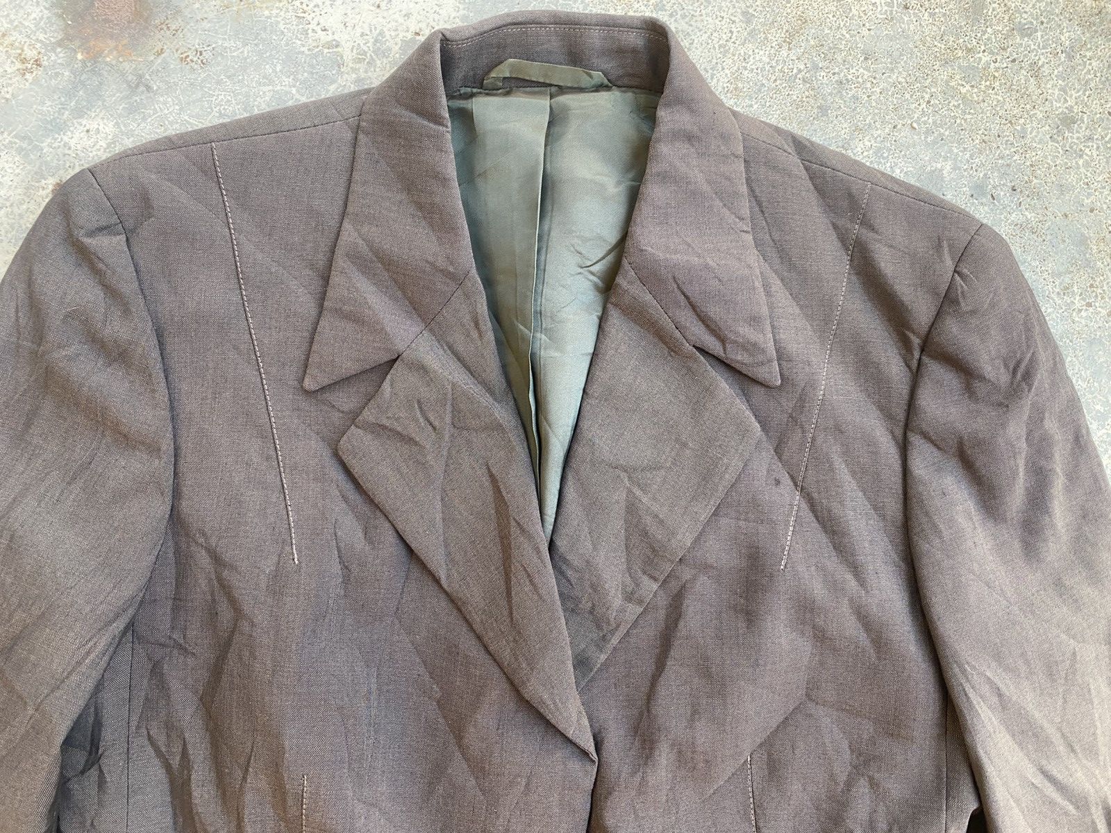 Vintage Vintage 90's Gucci by Tom Ford Silk & Wool Blazer Size S / US 4 / IT 40 - 3 Thumbnail