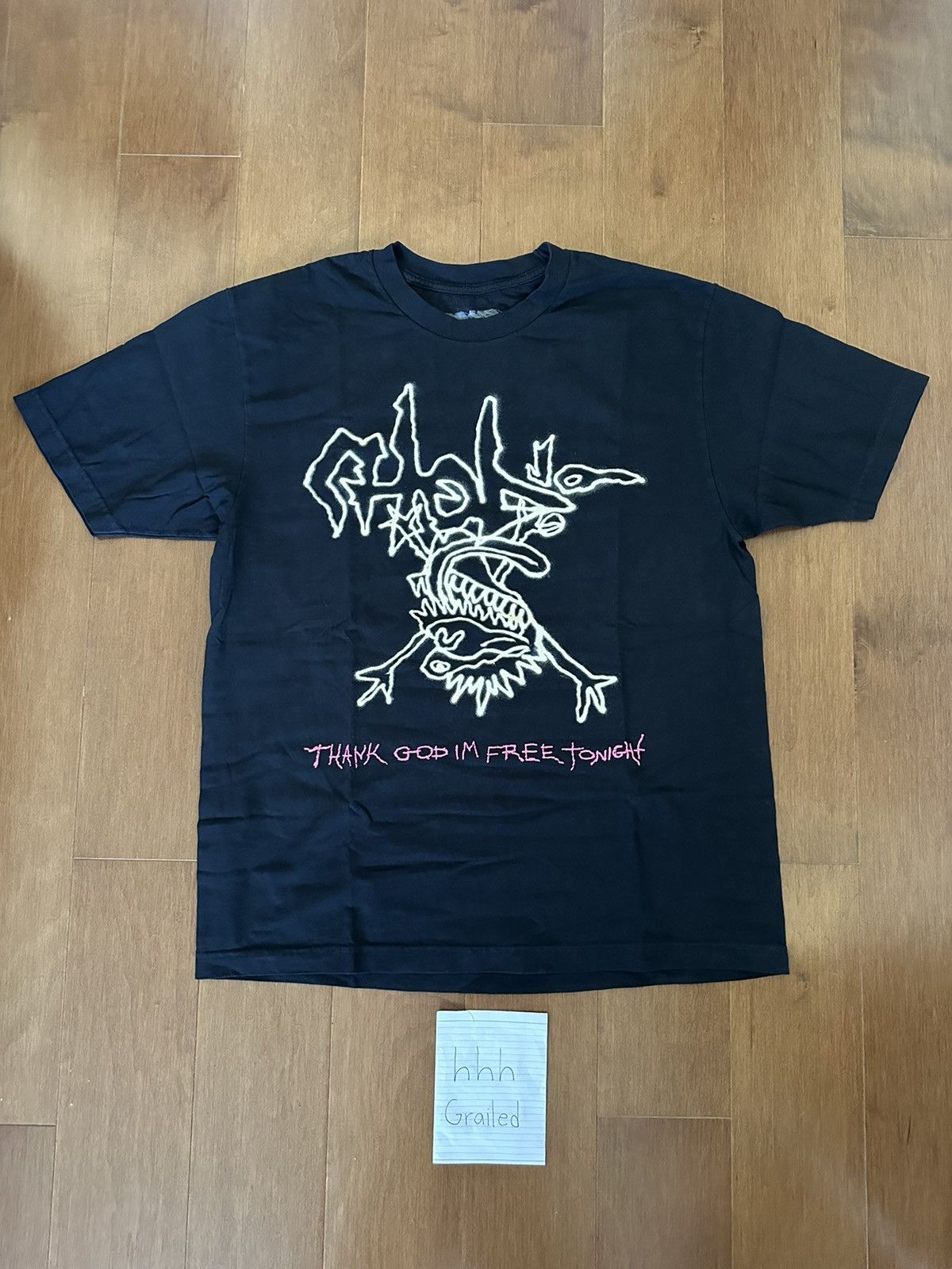 Travis Scott EUROPE EXCLUSIVE UTOPIA TOUR TEE TRAVIS SCOTT Size US L / EU 52-54 / 3 - 1 Thumbnail