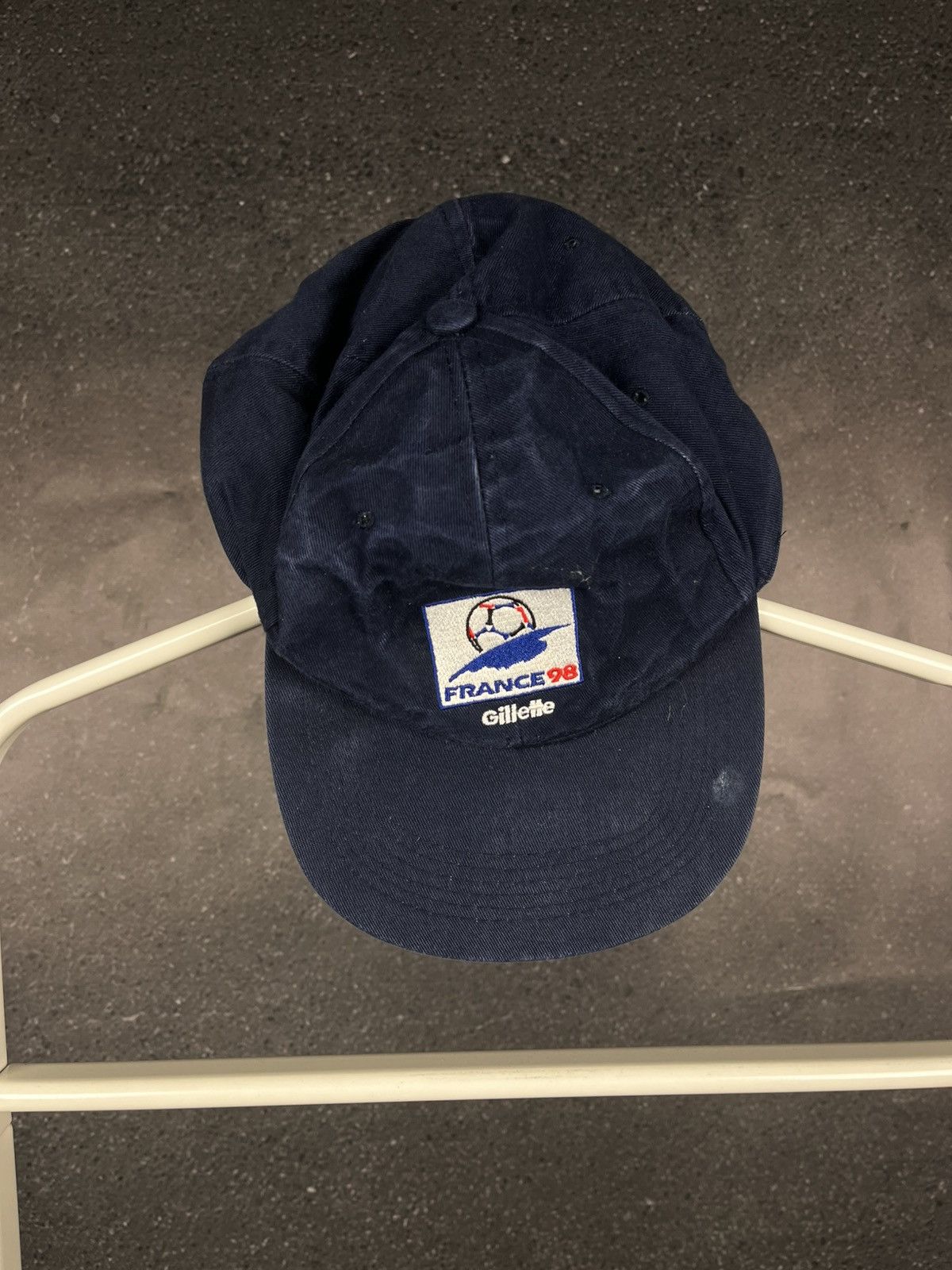 Vintage Vintage retro France 1998 World Cup cap soccer football Size ONE SIZE - 1 Thumbnail