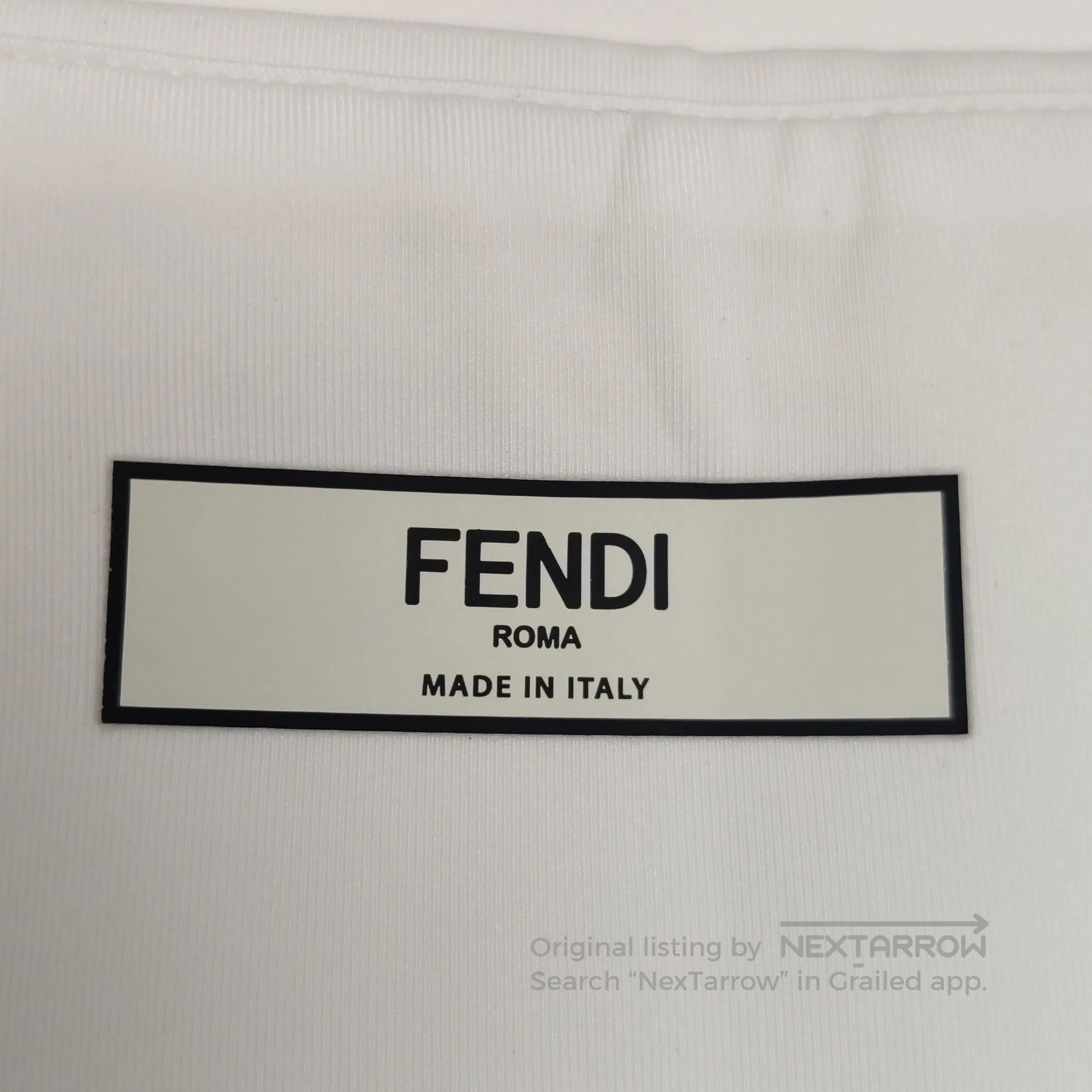 Fendi Fendi FF Logo White High. Size 37" - 1 Thumbnail
