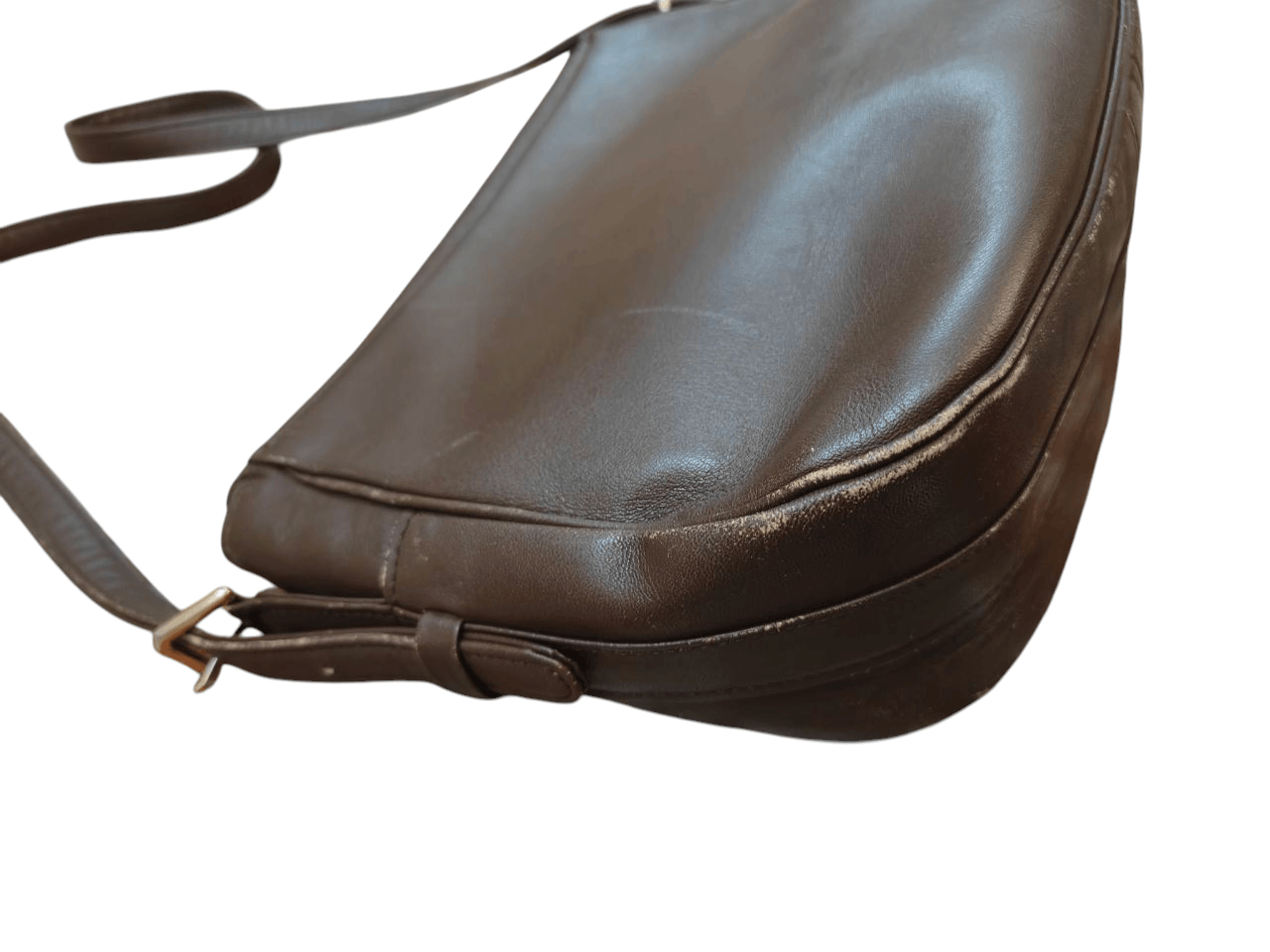 Leather 80s Vintage Pierre Cardin Leather Sling Bag Size ONE SIZE - 3 Thumbnail