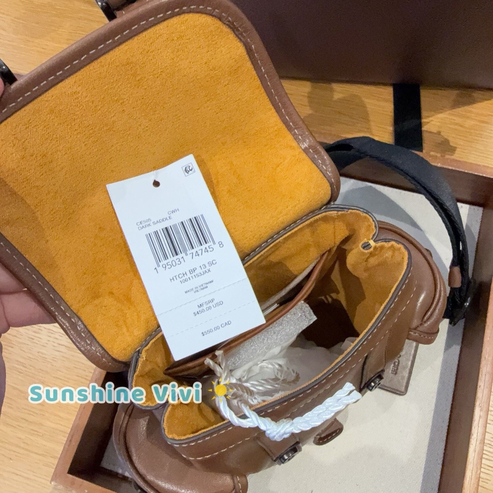 Coach NWT Coach Hitch Backpack13 Backpack CE505 Dard Saddle Size ONE SIZE - 4 Thumbnail
