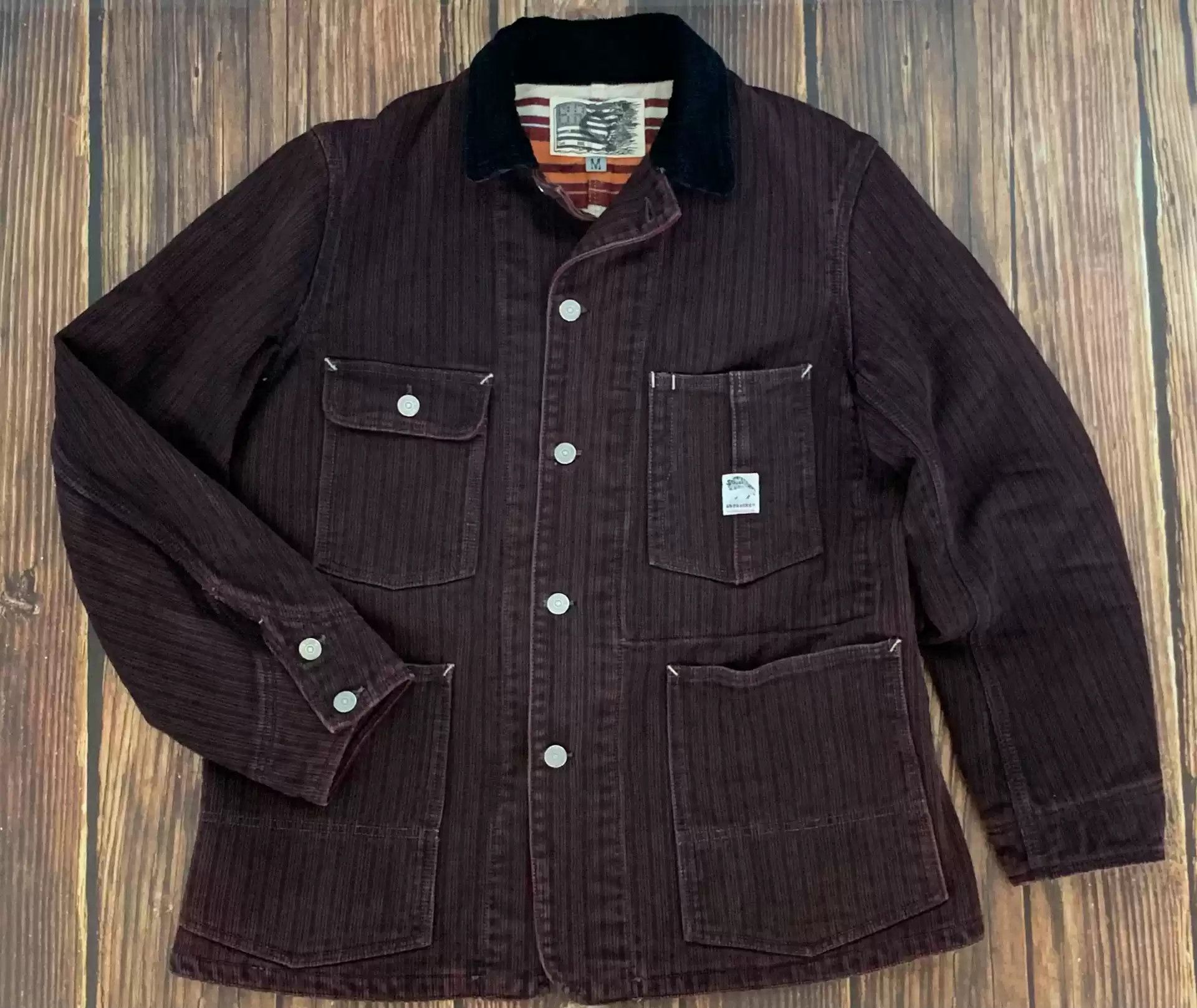 image of Freewheelers Bootleggers Old Jacket in Black, Men's (Size Medium)