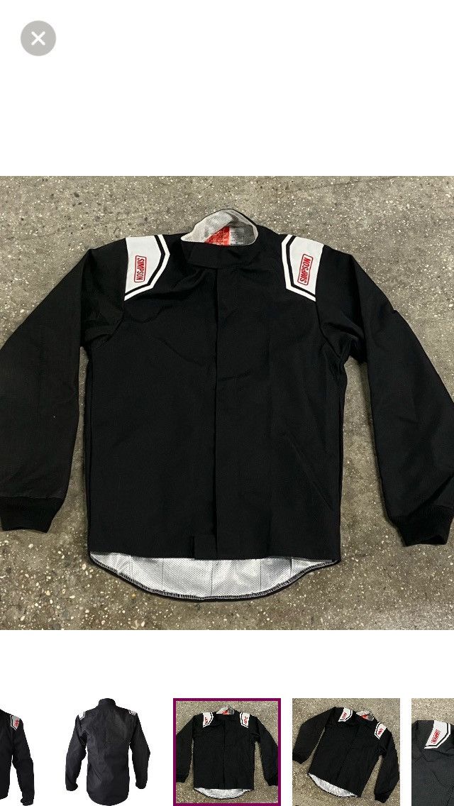 Other Simpson Racing Apex Kart Racing Jacket Small Size US S / EU 44-46 / 1 - 3 Thumbnail