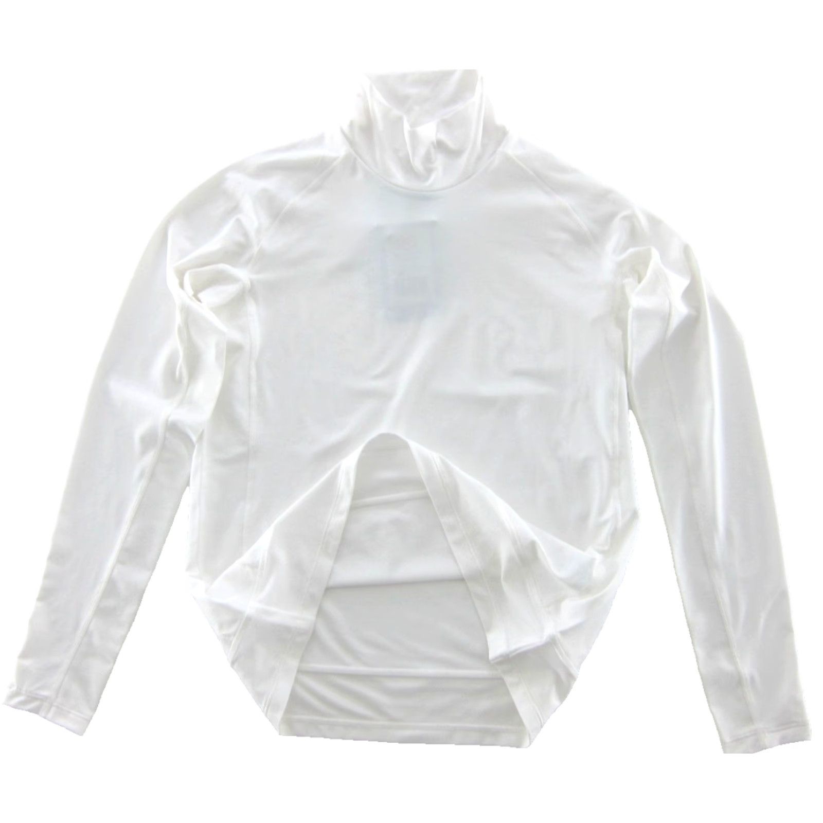 Vintage Epochal NWT White Stretch Mock Neck Long Sleeve UV Wear Sun Protection Shirt S Womens Blouse Size S / US 4 / IT 40 - 4 Thumbnail