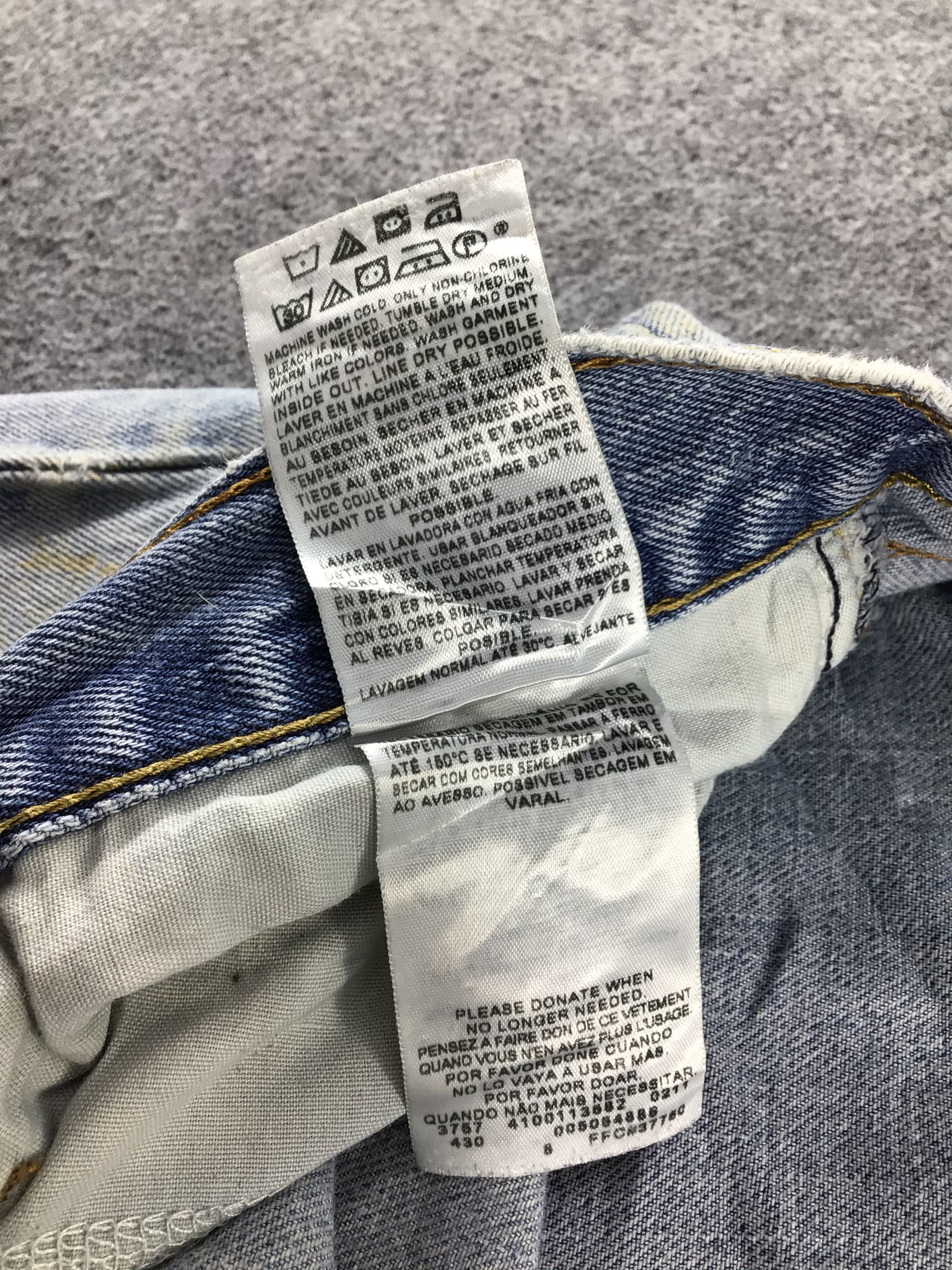 Levi's Vintage Levis 505 Jeans Faded Light Wash -J494 Size US 36 / EU 52 - 11 Thumbnail