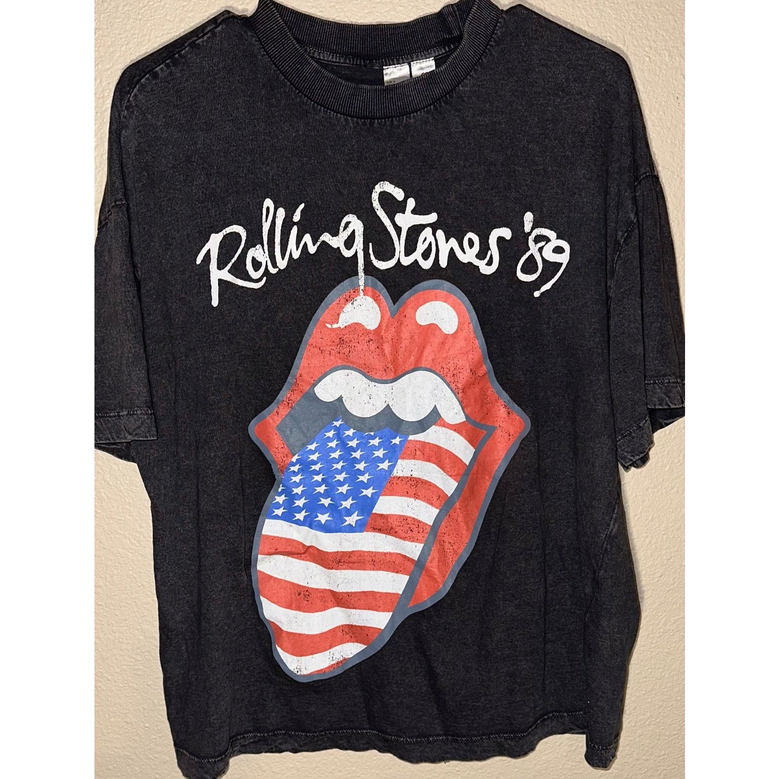 Other 👅 Rolling Stones ‘89 Tour Tee – USA Tongue Graphic Size S Size US S / EU 44-46 / 1 - 1 Thumbnail