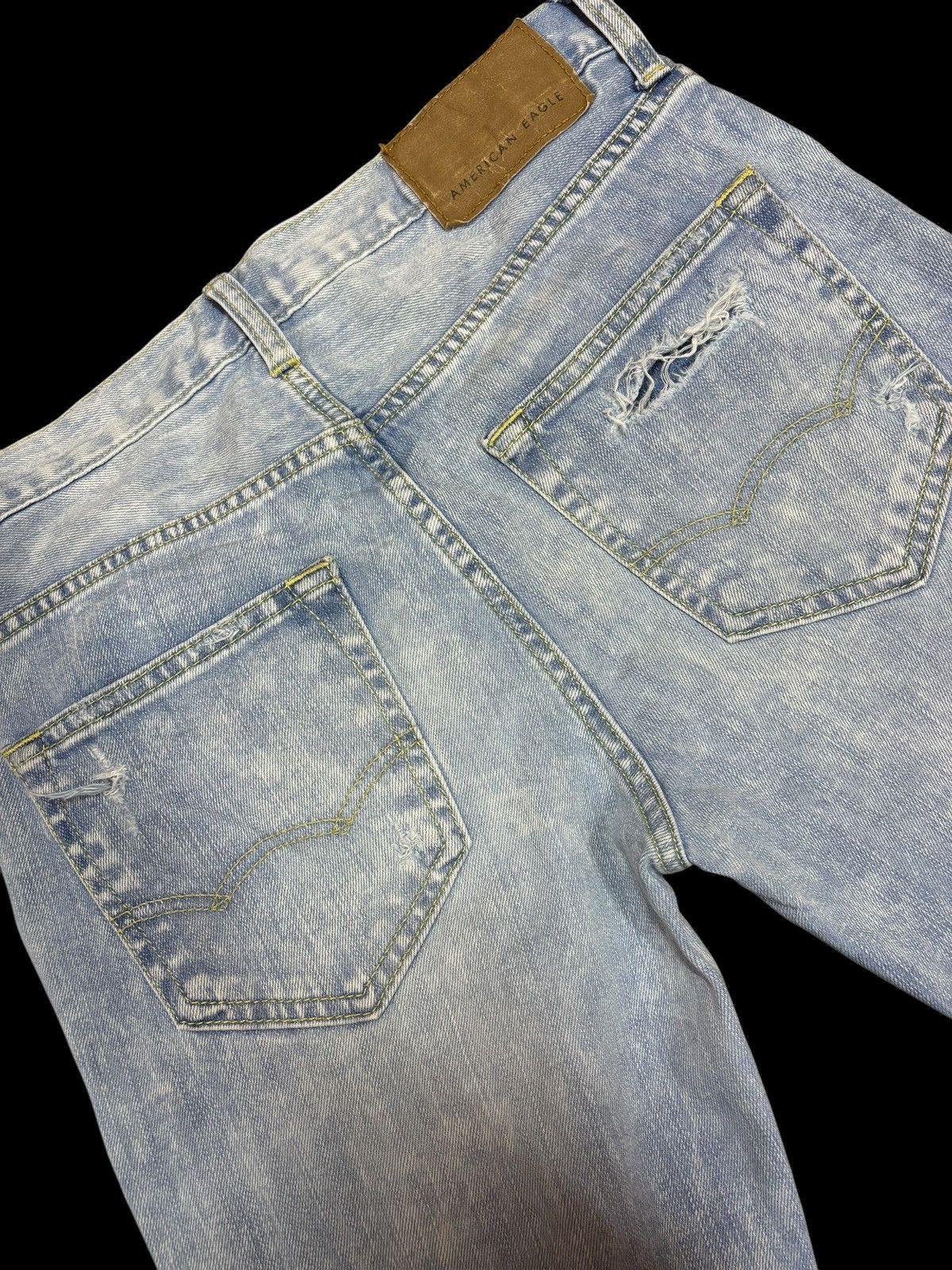 American Eagle Outfitters × American Rag American Eagle Ripped Jeans Size US 28 / EU 44 - 6 Thumbnail