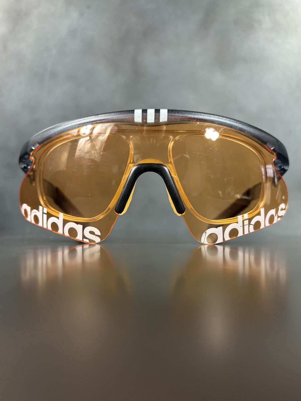 Adidas 1990s Adidas EQT Sunglasses Vintage Sport Shield Equipment Size ONE SIZE - 16 Thumbnail