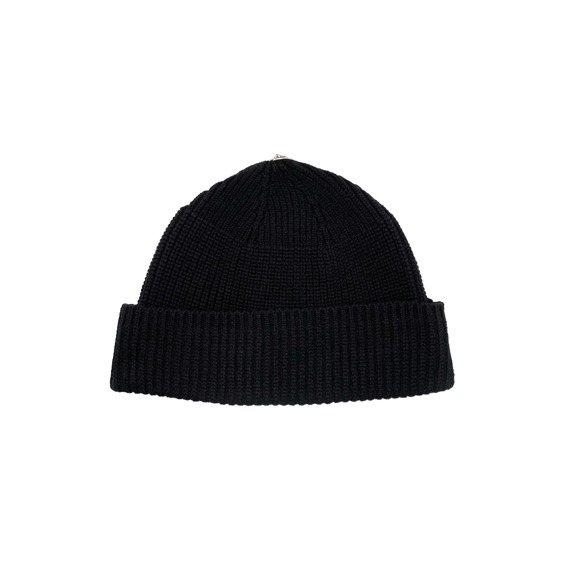 Chrome Hearts Chrome Hearts Cashmere Black Triple Cross Patch Beanie Size ONE SIZE - 2 Thumbnail