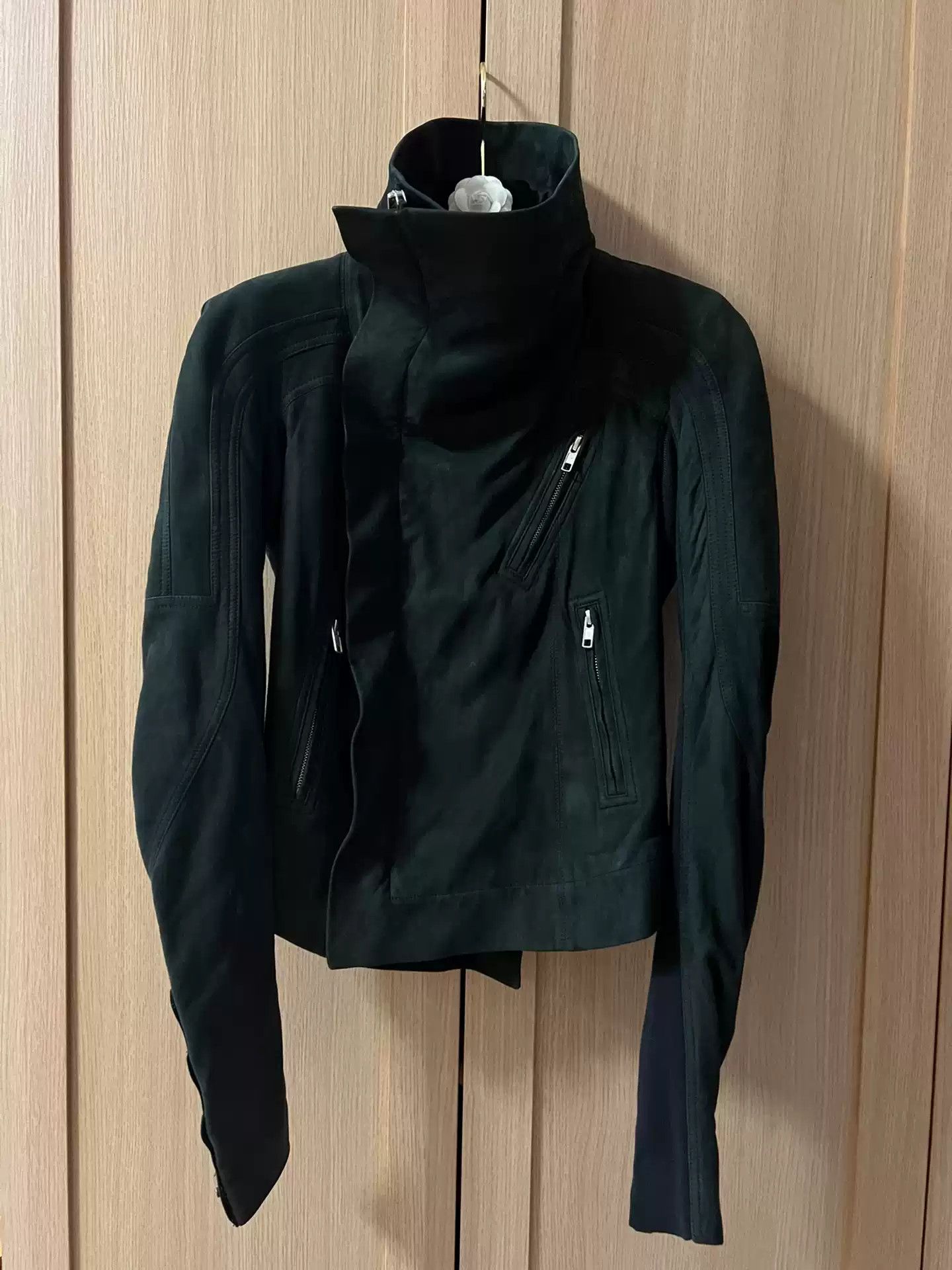Rick Owens Rick owens sheepskin motorcycle leather coat Size US M / EU 48-50 / 2 - 1 Thumbnail
