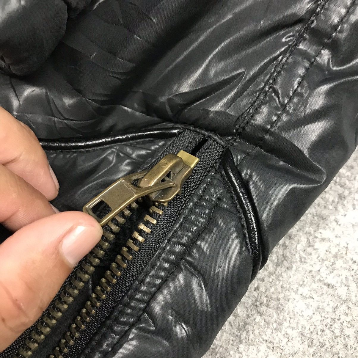 If Six Was Nine × Japanese Brand × Le Grande Bleu (L.G.B.) JAPAN BRAND BRTHBREATH PUFFER BLACK PUNK JACKET Size US S / EU 44-46 / 1 - 13 Thumbnail