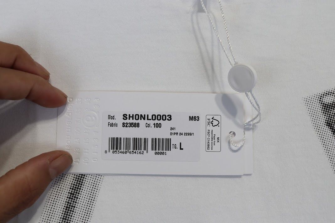 Maison Margiela o1rshd1 Zip-Print Sleeveless Top in White Size US L / EU 52-54 / 3 - 7 Thumbnail