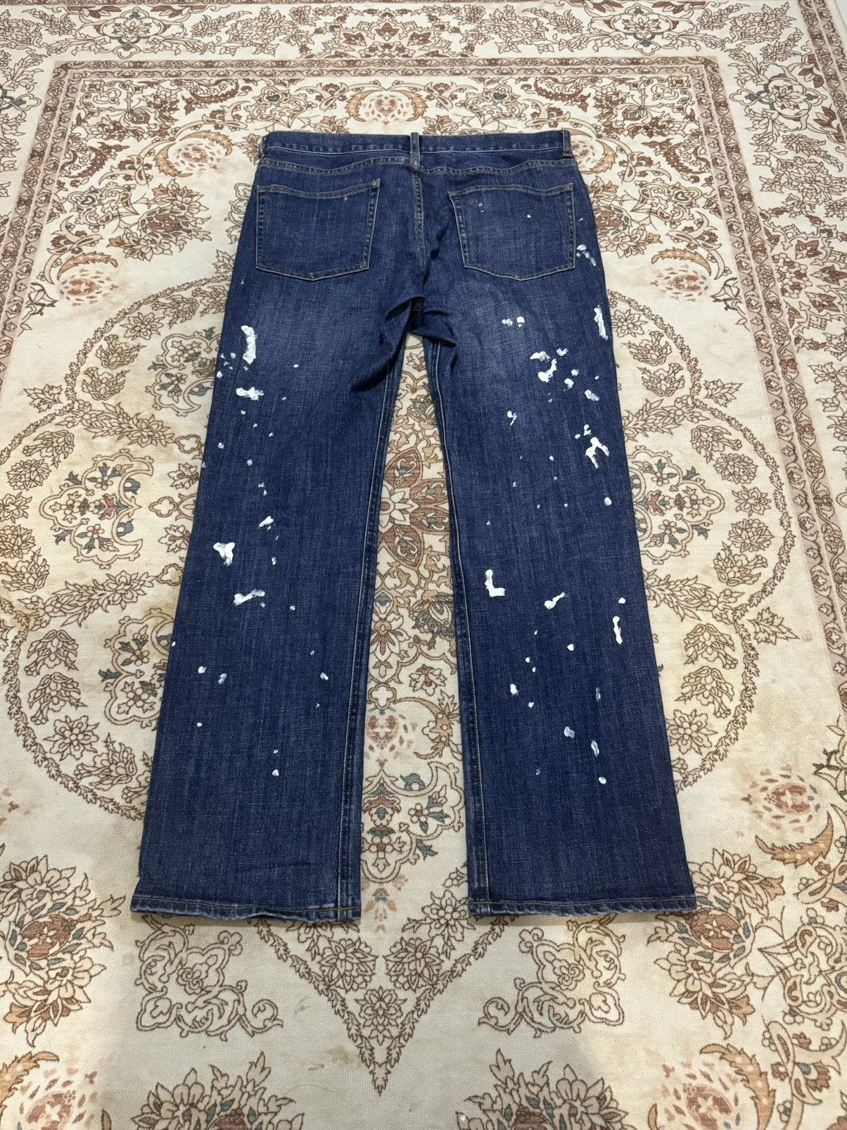 Beams Plus × Japanese Brand × Vintage Vintage Beams Paint Splatter Jeans Size US 35 - 7 Thumbnail