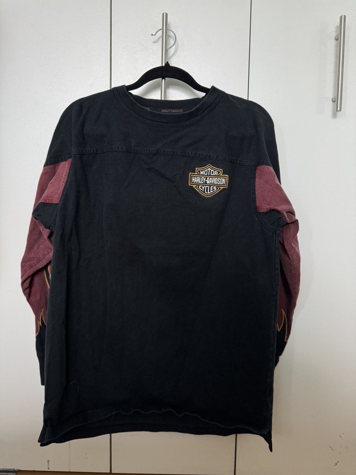 Harley Davidson Harley Davidson vintage black long sleeve shirt Size US M / EU 48-50 / 2 - 1 Thumbnail