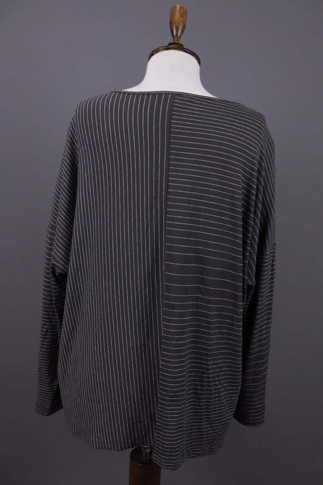 Oscar De La Renta Oska Brown Striped Relaxed Lagenlook Tunic Dress Size 2 Size XS / US 0-2 / IT 36-38 - 10 Thumbnail