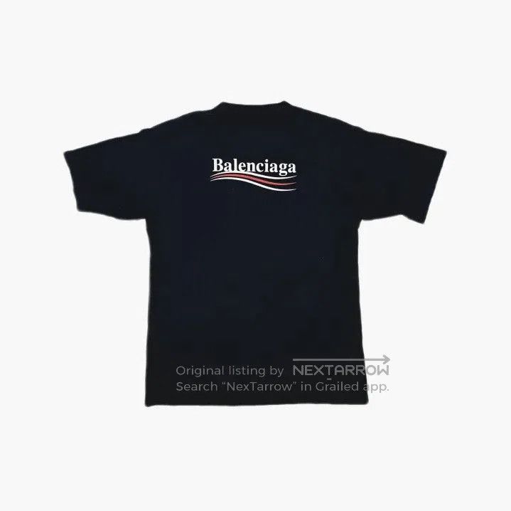 Balenciaga Balenciaga Loose Fit Black Short Sleeve T. Size US XS / EU 42 / 0 - 2 Thumbnail