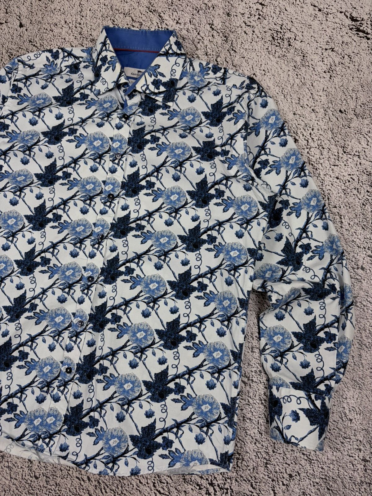 Japanese Brand Claudio Lugli Couture Floral All Over Print Cotton Shirt XL Size US XL / EU 56 / 4 - 5 Thumbnail