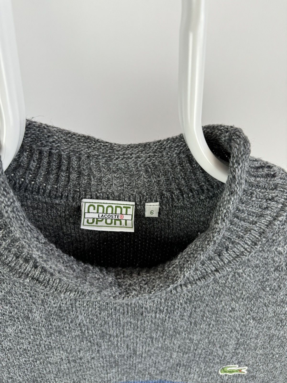 Lacoste Vintage Lacoste Sport Stripped Sweater Size US XL / EU 56 / 4 - 3 Thumbnail