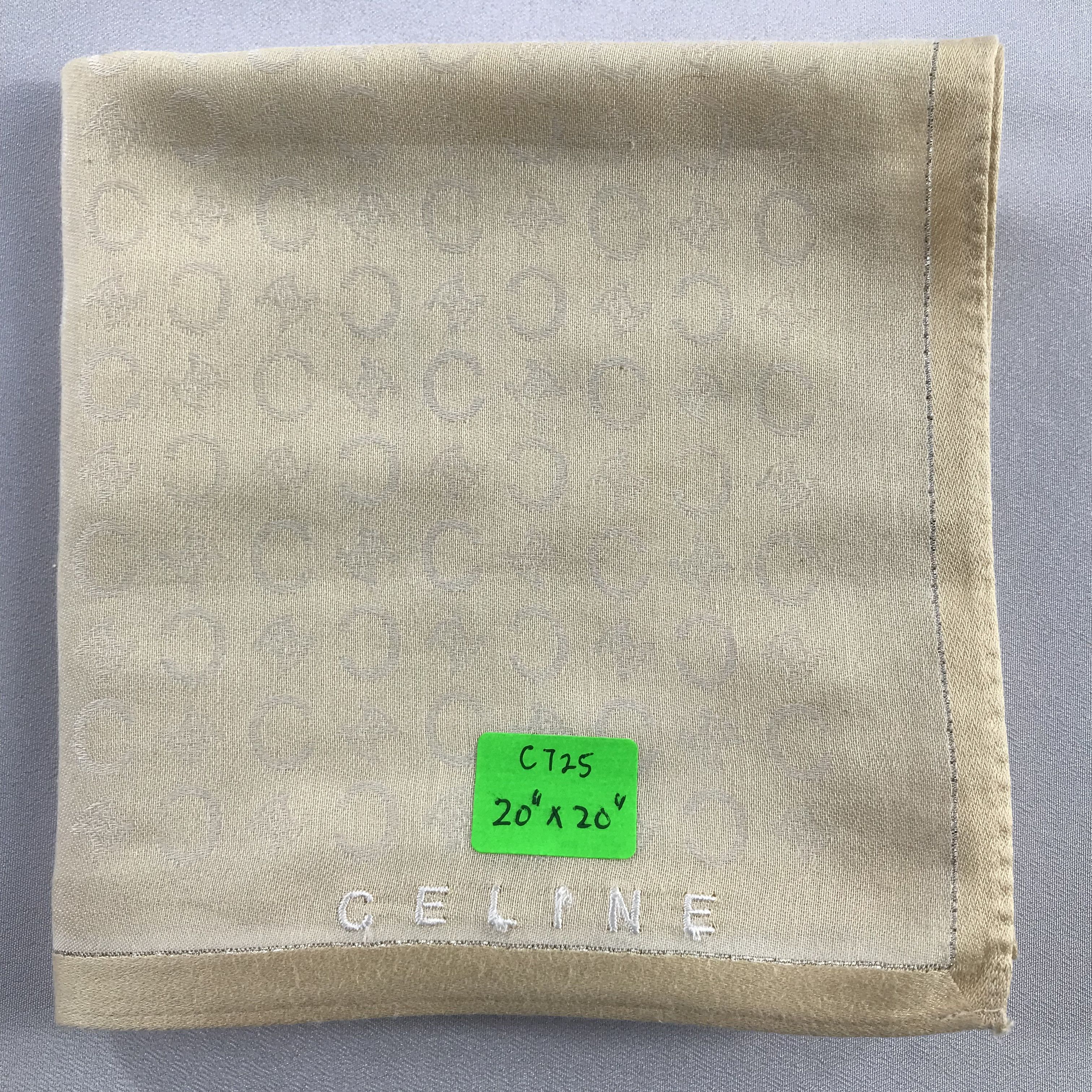 Celine Celine Handkerchief / Bandana / Neckerchief C725 Size ONE SIZE - 7 Thumbnail