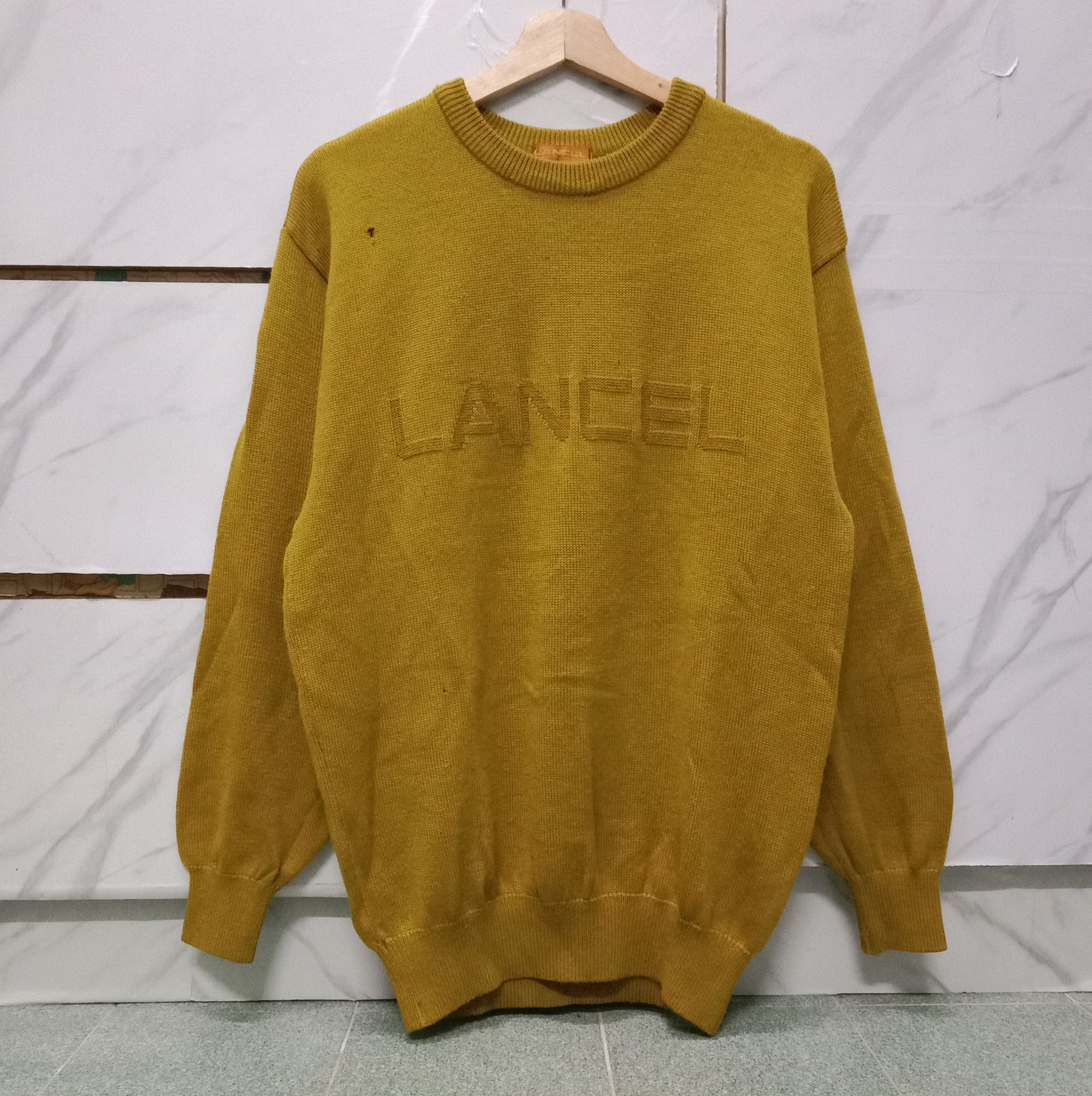 Lancel Vintage LANCEL Paris Knitwear Sweatshirt Size US L / EU 52-54 / 3 - 1 Thumbnail