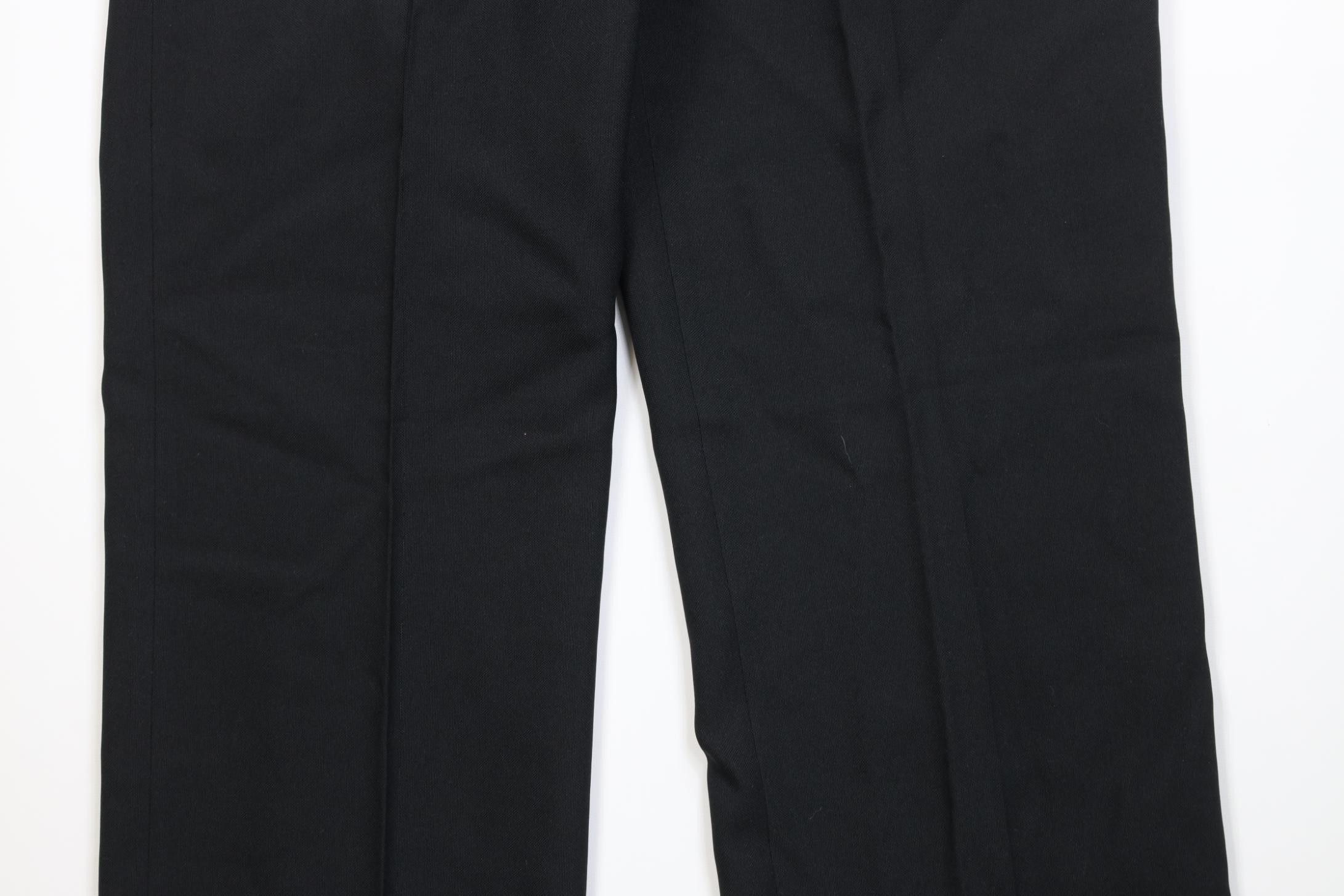 Vintage Vintage 70s Streetwear Flared Wide Leg Chino Pants Black USA Size US 36 / EU 52 - 3 Thumbnail