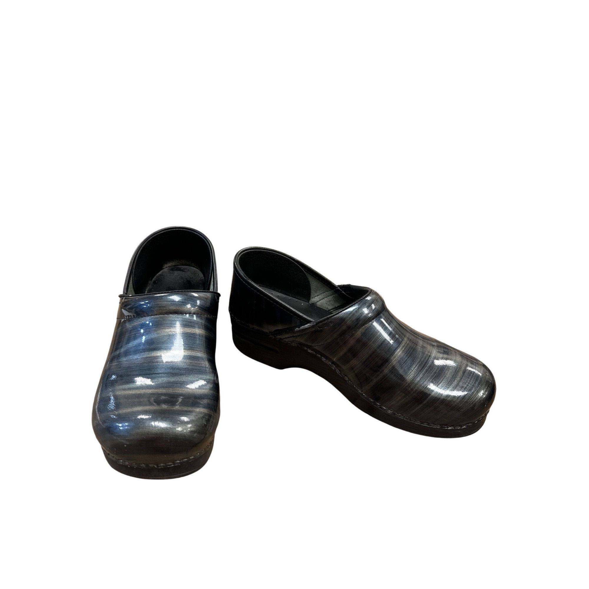 Dansko Dansko Womens Blue Gray Clogs Size 10 Comfort Slip-Ons SKU 6 Size US 10 / IT 40 - 1 Thumbnail