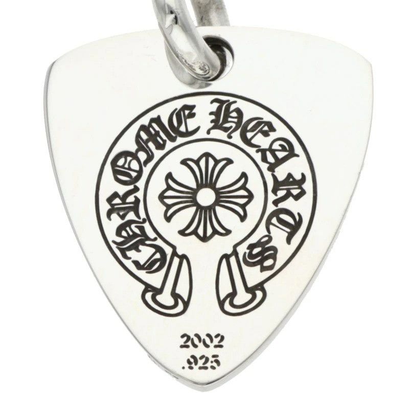 Chrome Hearts Chrome hearts silver FUCK YOU guitar pick pendant Size ONE SIZE - 2 Thumbnail
