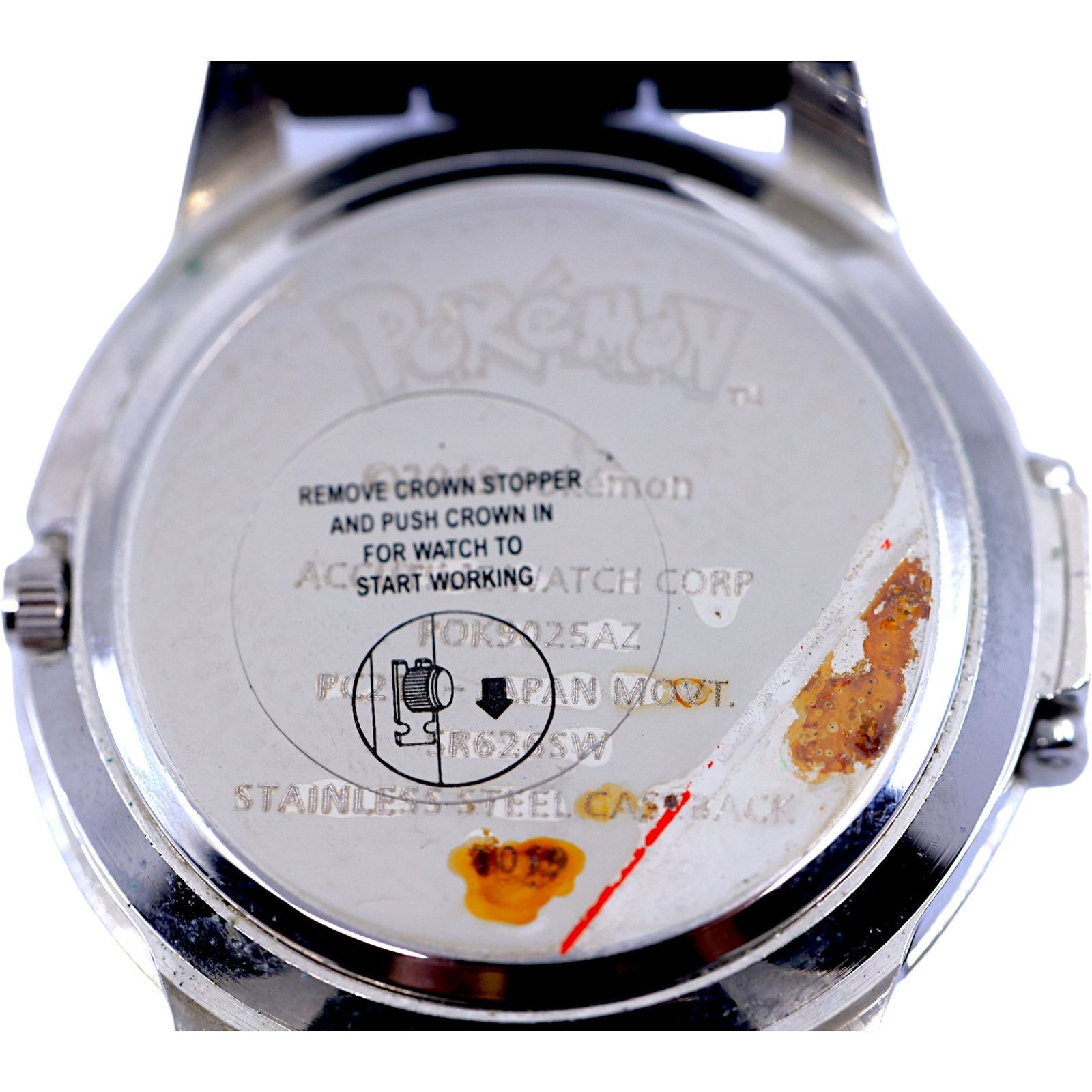 Pokemon Pokémon Pikachu Pokeball Spinning Stainless Steel Watch Size ONE SIZE - 8 Thumbnail