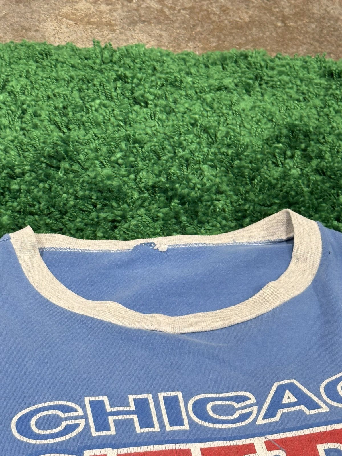 MLB RARE GRAIL 1994 Chicago Cubs Smirking Baseball Tee Vintage Size US XXL / EU 58 / 5 - 3 Thumbnail