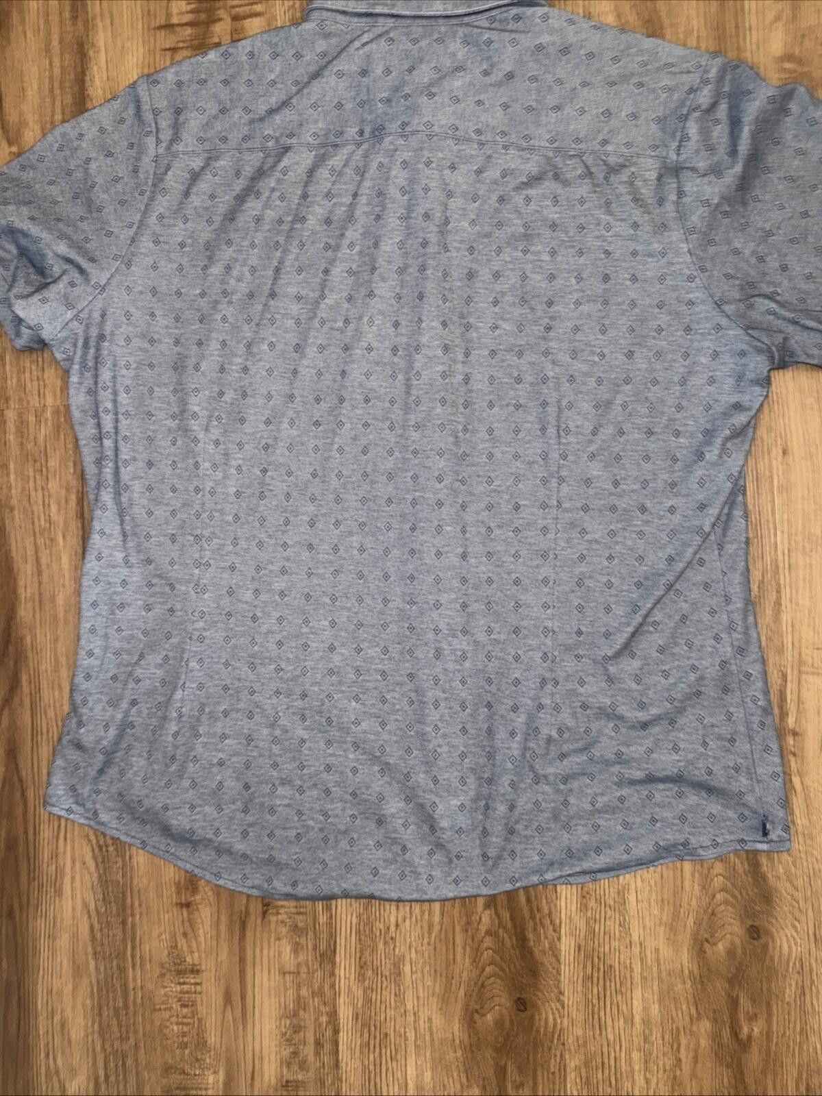 Mizzen+Main Mizzen+Main Classic Fit Performance Short Sleeve Diamond Size US L / EU 52-54 / 3 - 7 Thumbnail
